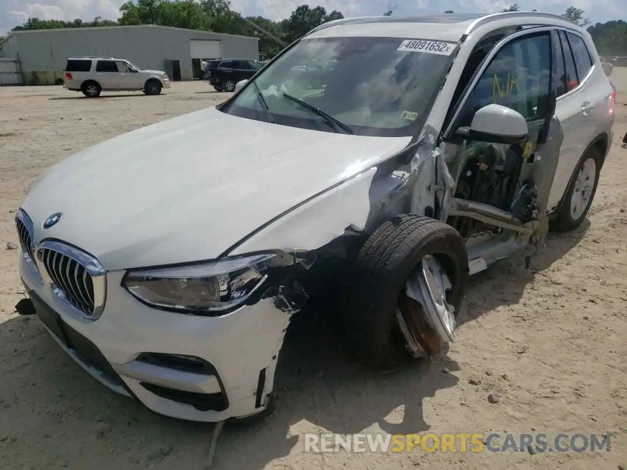 2 Photograph of a damaged car 5UXTY5C09L9D58519 BMW X3 2020