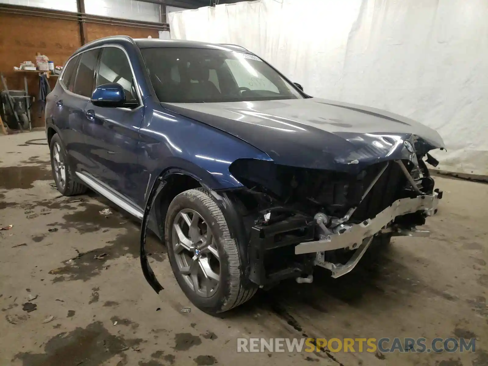 1 Photograph of a damaged car 5UXTY5C09L9D68676 BMW X3 2020