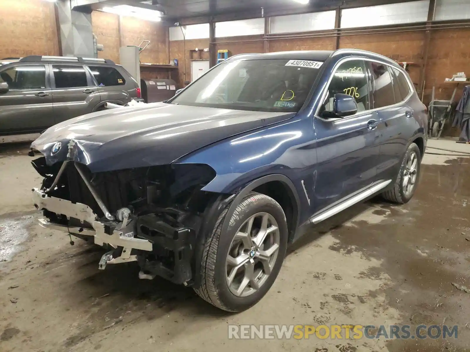 2 Photograph of a damaged car 5UXTY5C09L9D68676 BMW X3 2020