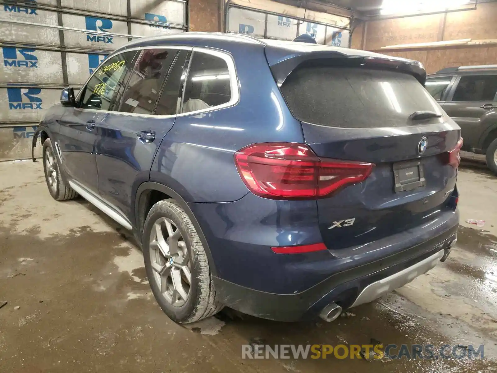 3 Фотография поврежденного автомобиля 5UXTY5C09L9D68676 BMW X3 2020