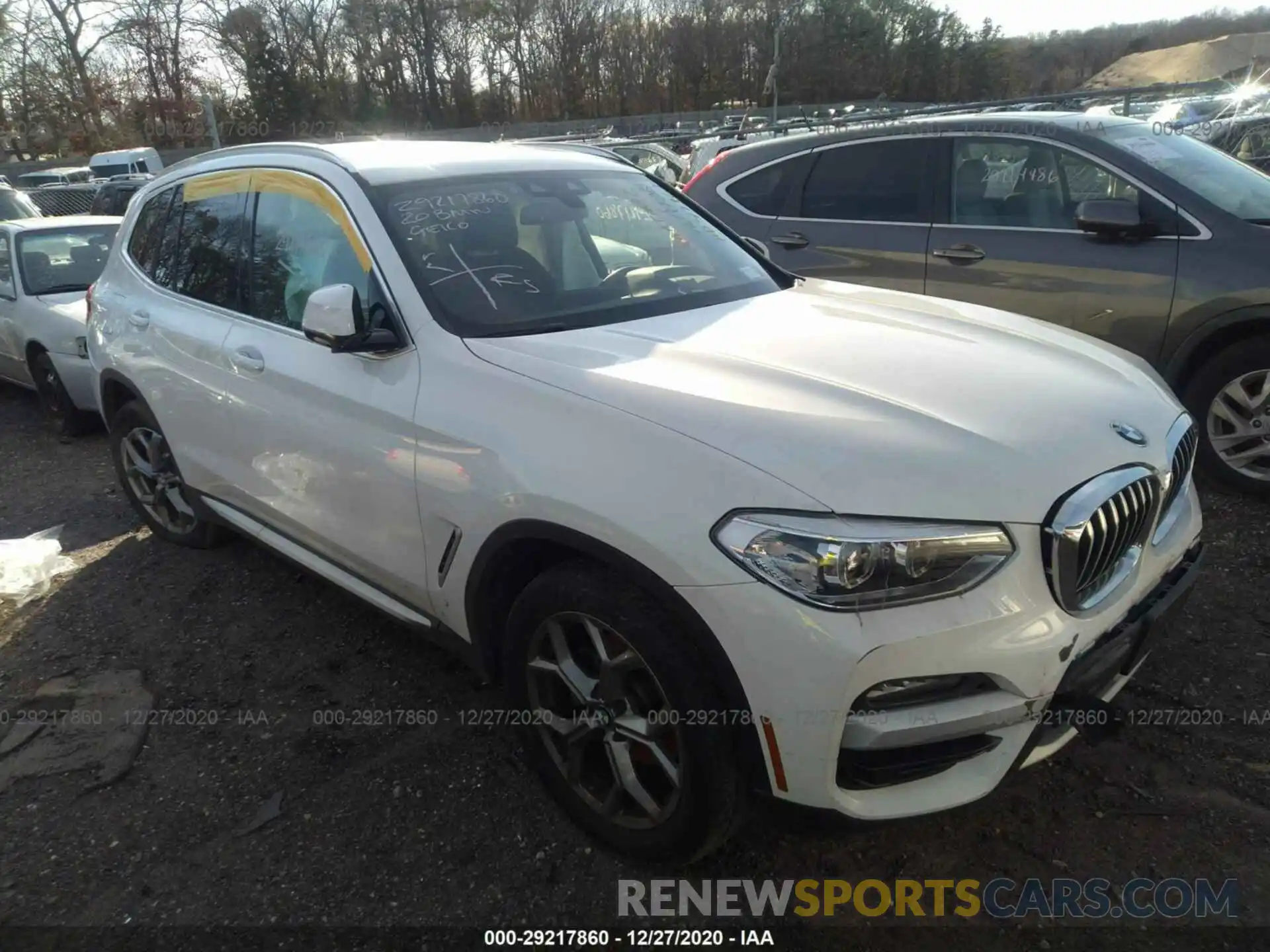 1 Photograph of a damaged car 5UXTY5C09LLT35001 BMW X3 2020