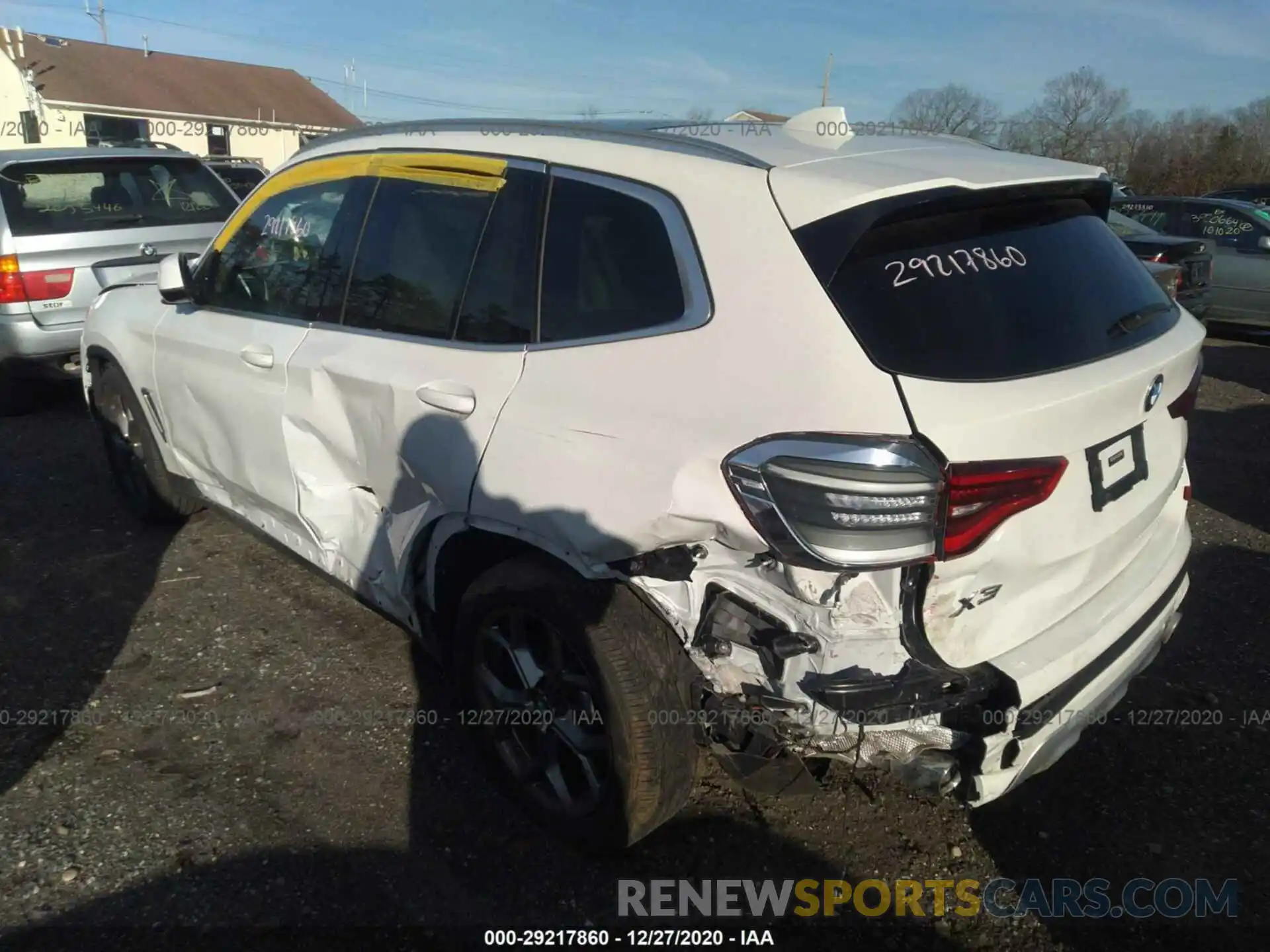 3 Photograph of a damaged car 5UXTY5C09LLT35001 BMW X3 2020