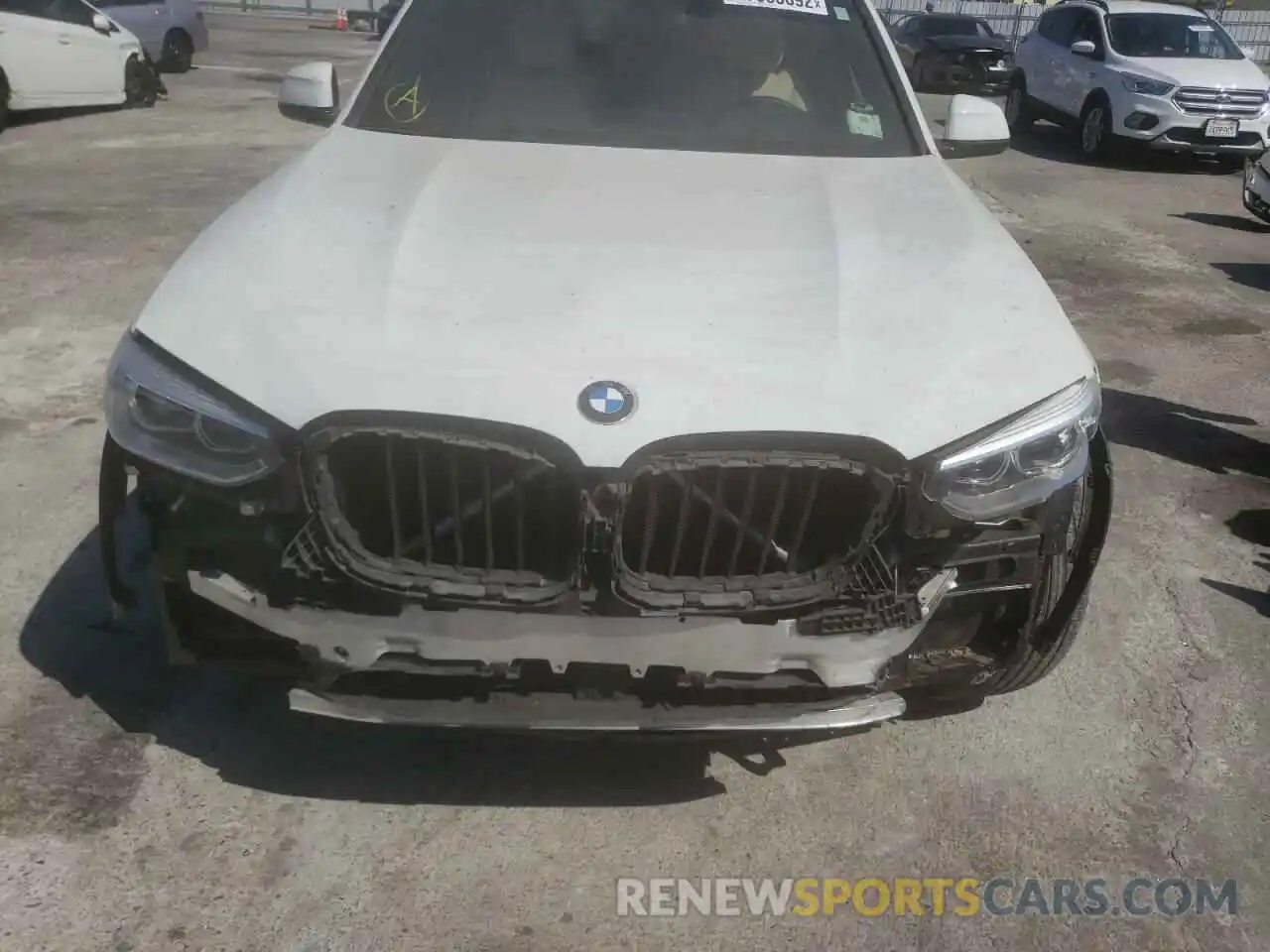 9 Photograph of a damaged car 5UXTY5C09LLT35497 BMW X3 2020