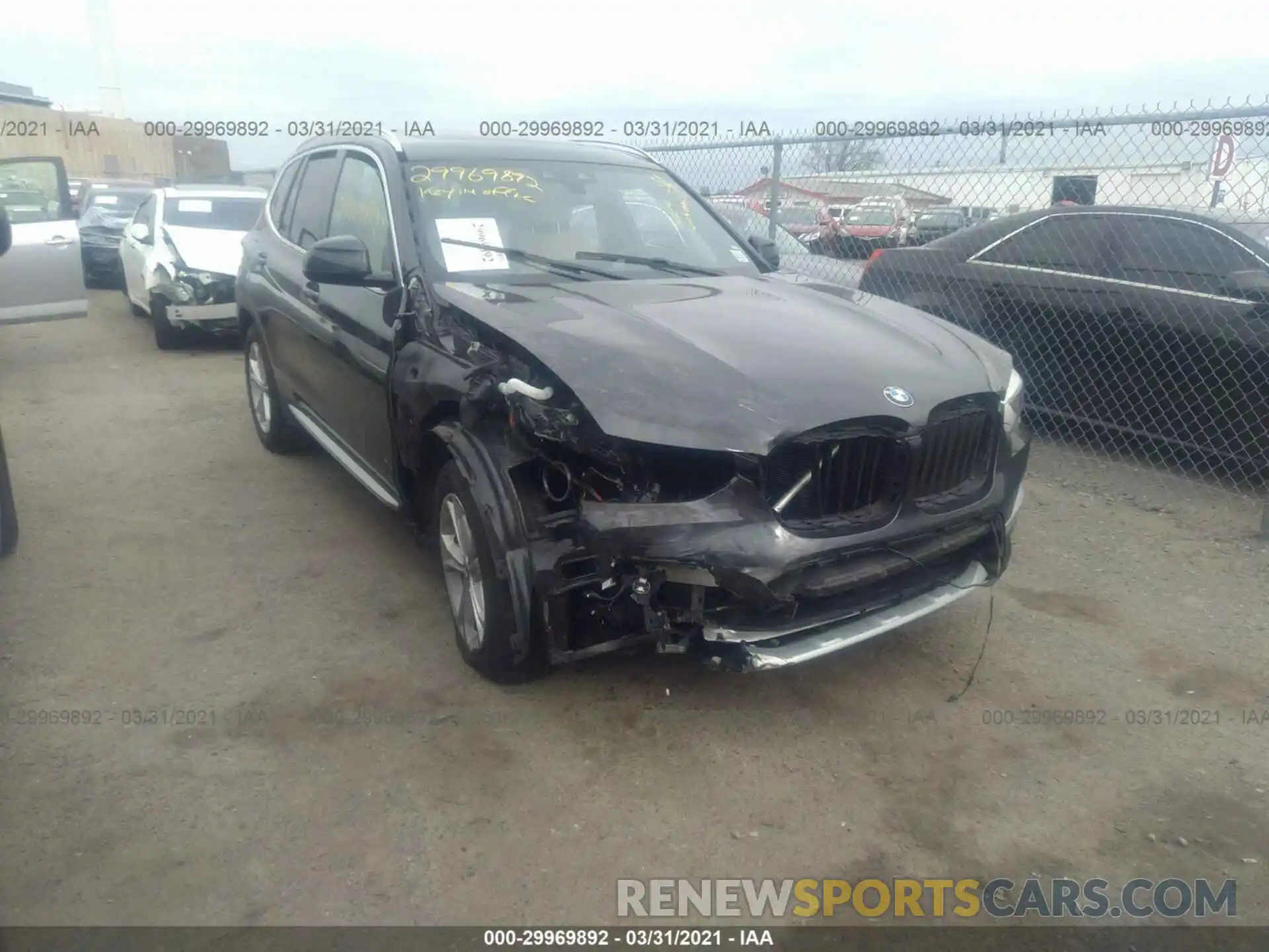 6 Photograph of a damaged car 5UXTY5C09LLT37329 BMW X3 2020