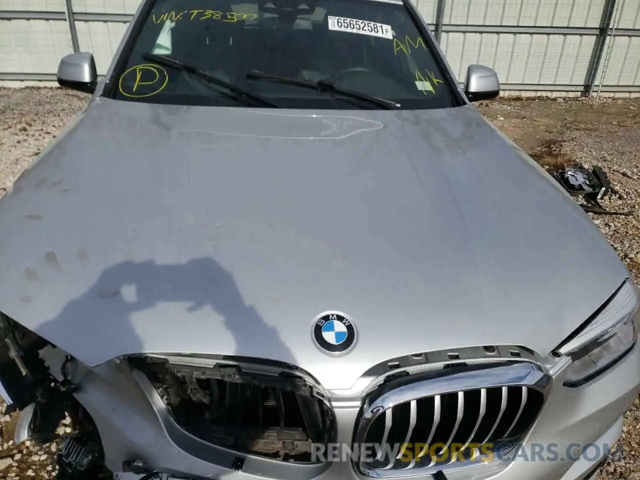 7 Photograph of a damaged car 5UXTY5C09LLT38500 BMW X3 2020