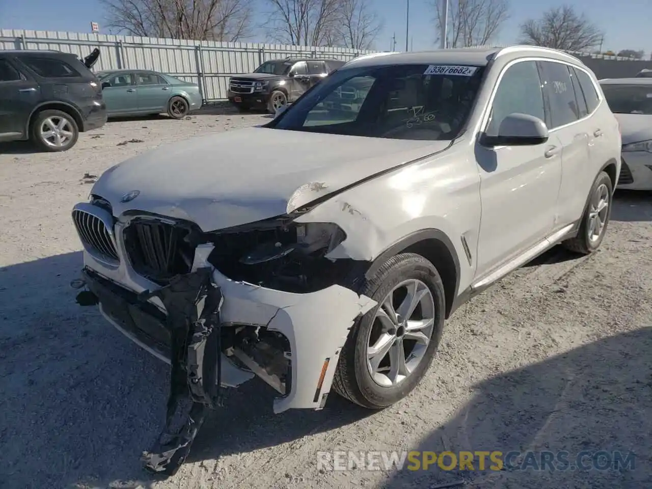 2 Photograph of a damaged car 5UXTY5C0XL9B06360 BMW X3 2020