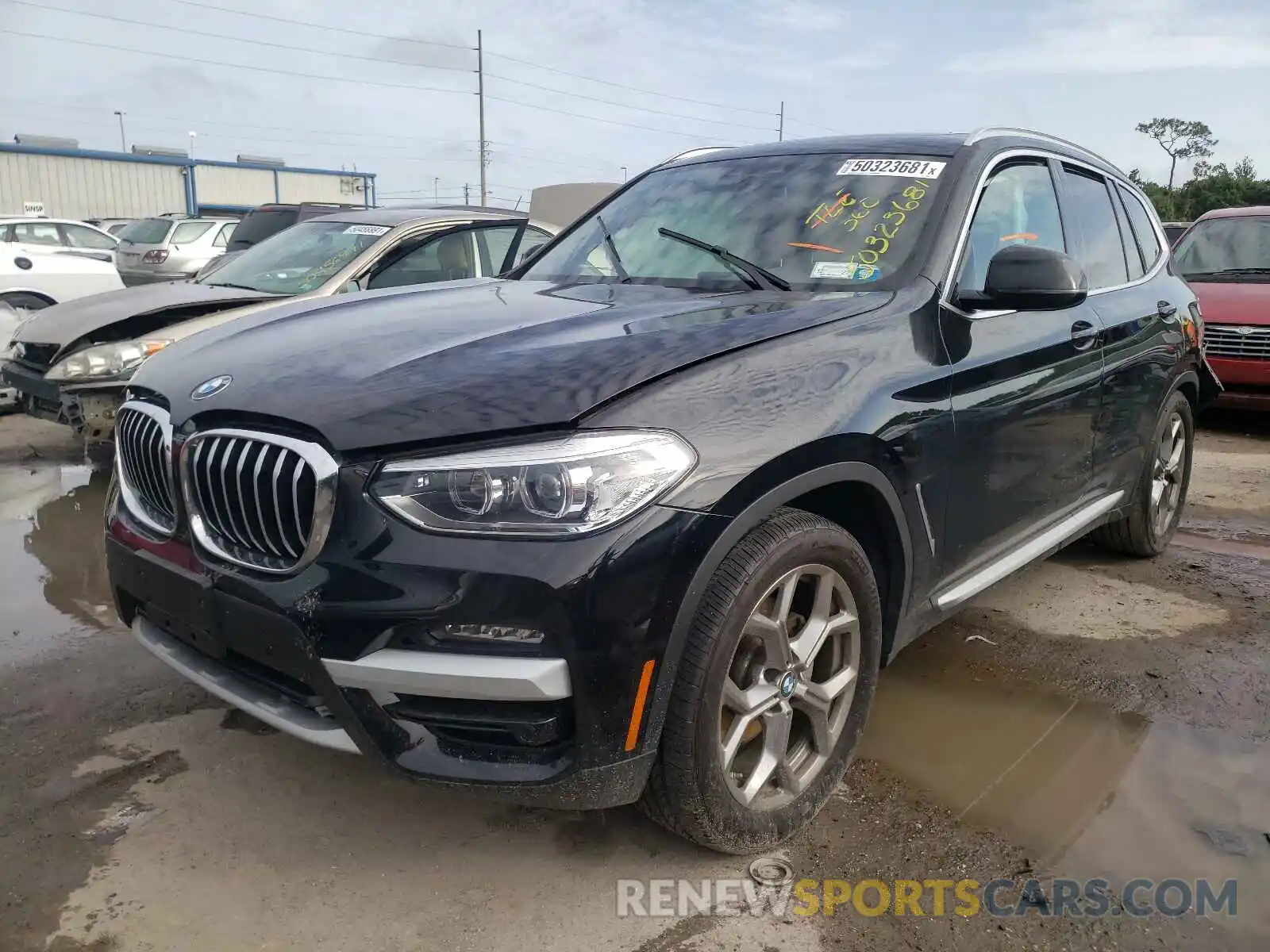 2 Фотография поврежденного автомобиля 5UXTY5C0XL9B34546 BMW X3 2020