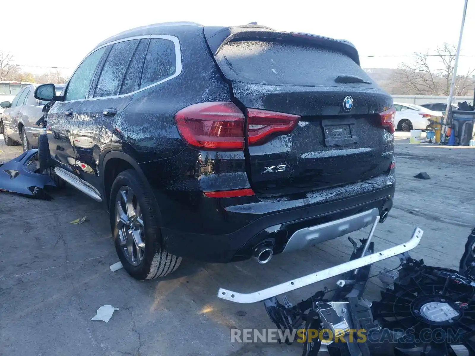 3 Photograph of a damaged car 5UXTY5C0XL9B65442 BMW X3 2020