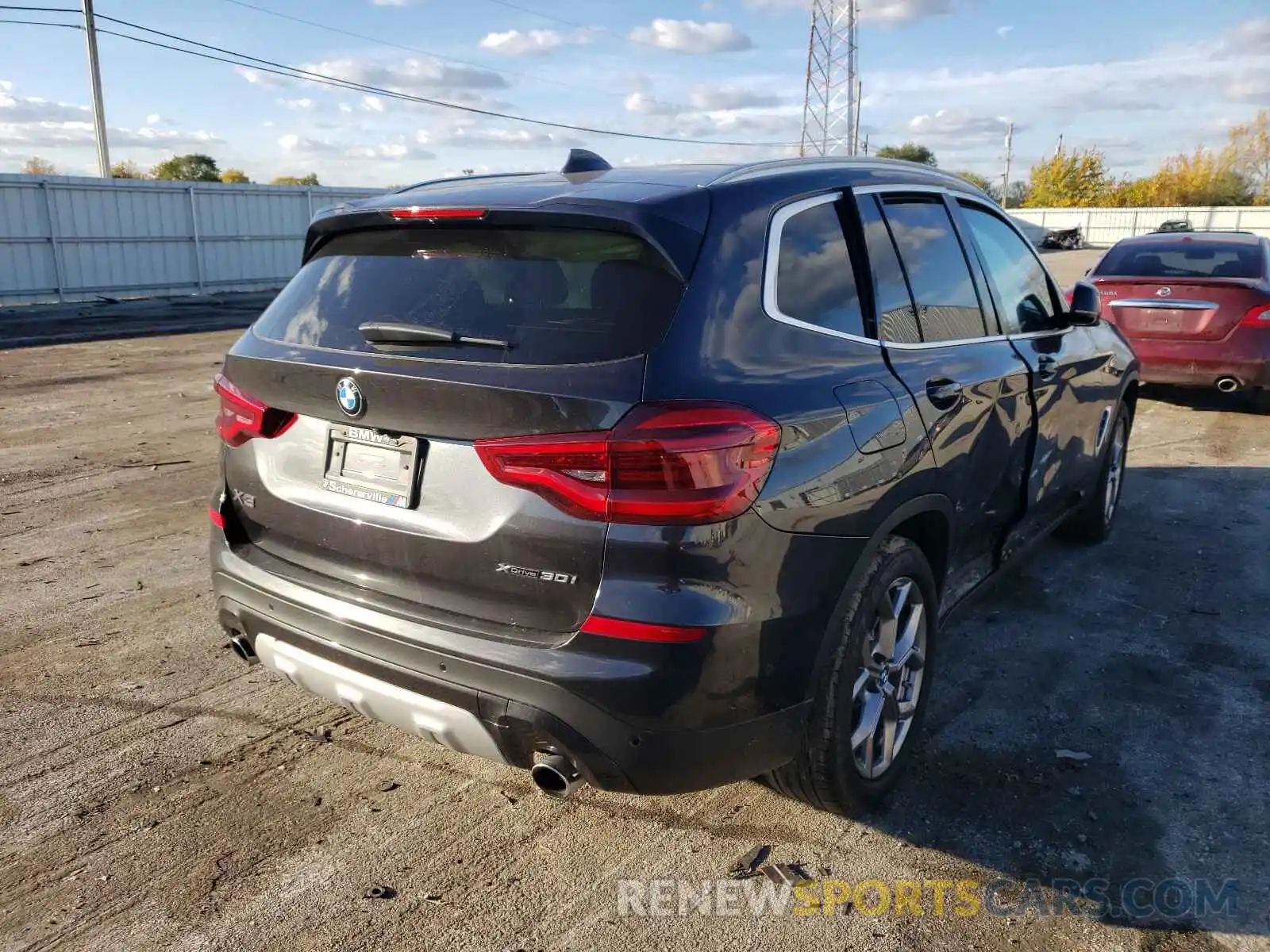 4 Photograph of a damaged car 5UXTY5C0XL9B90440 BMW X3 2020