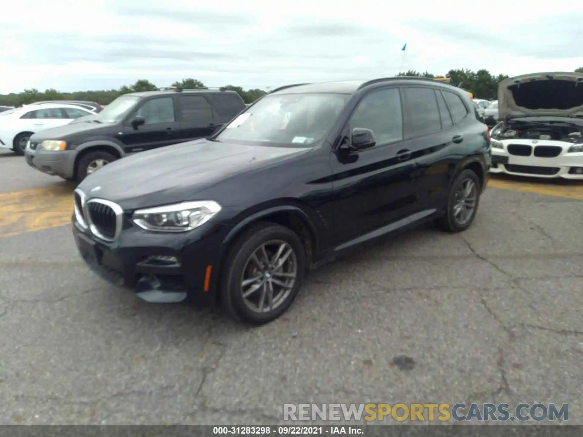 2 Фотография поврежденного автомобиля 5UXTY5C0XL9B97551 BMW X3 2020