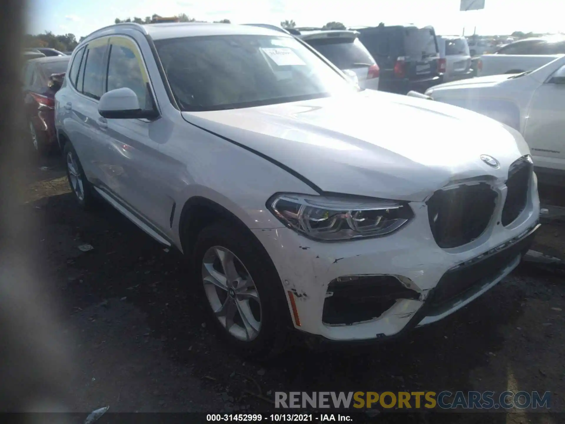 1 Фотография поврежденного автомобиля 5UXTY5C0XL9C07804 BMW X3 2020