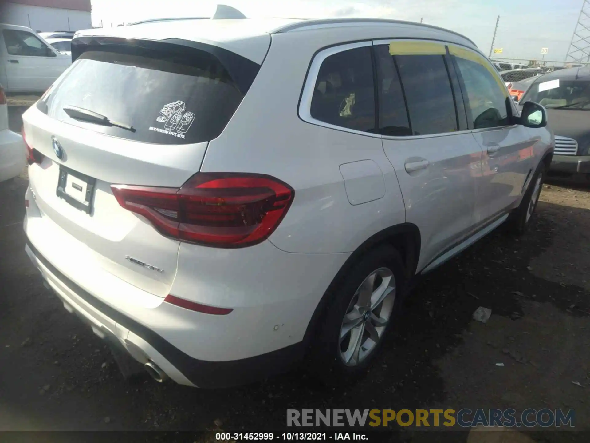 4 Фотография поврежденного автомобиля 5UXTY5C0XL9C07804 BMW X3 2020