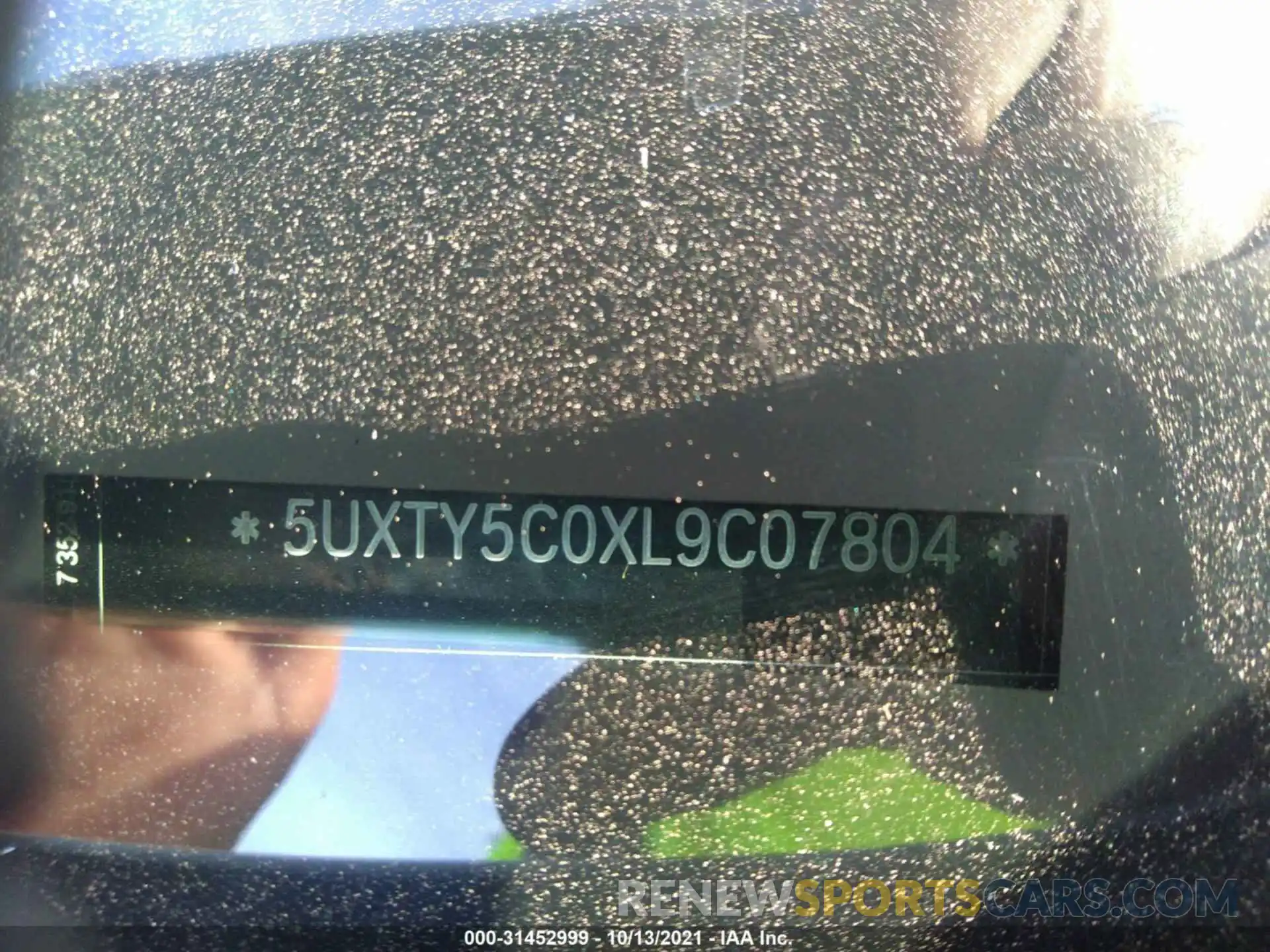 9 Фотография поврежденного автомобиля 5UXTY5C0XL9C07804 BMW X3 2020