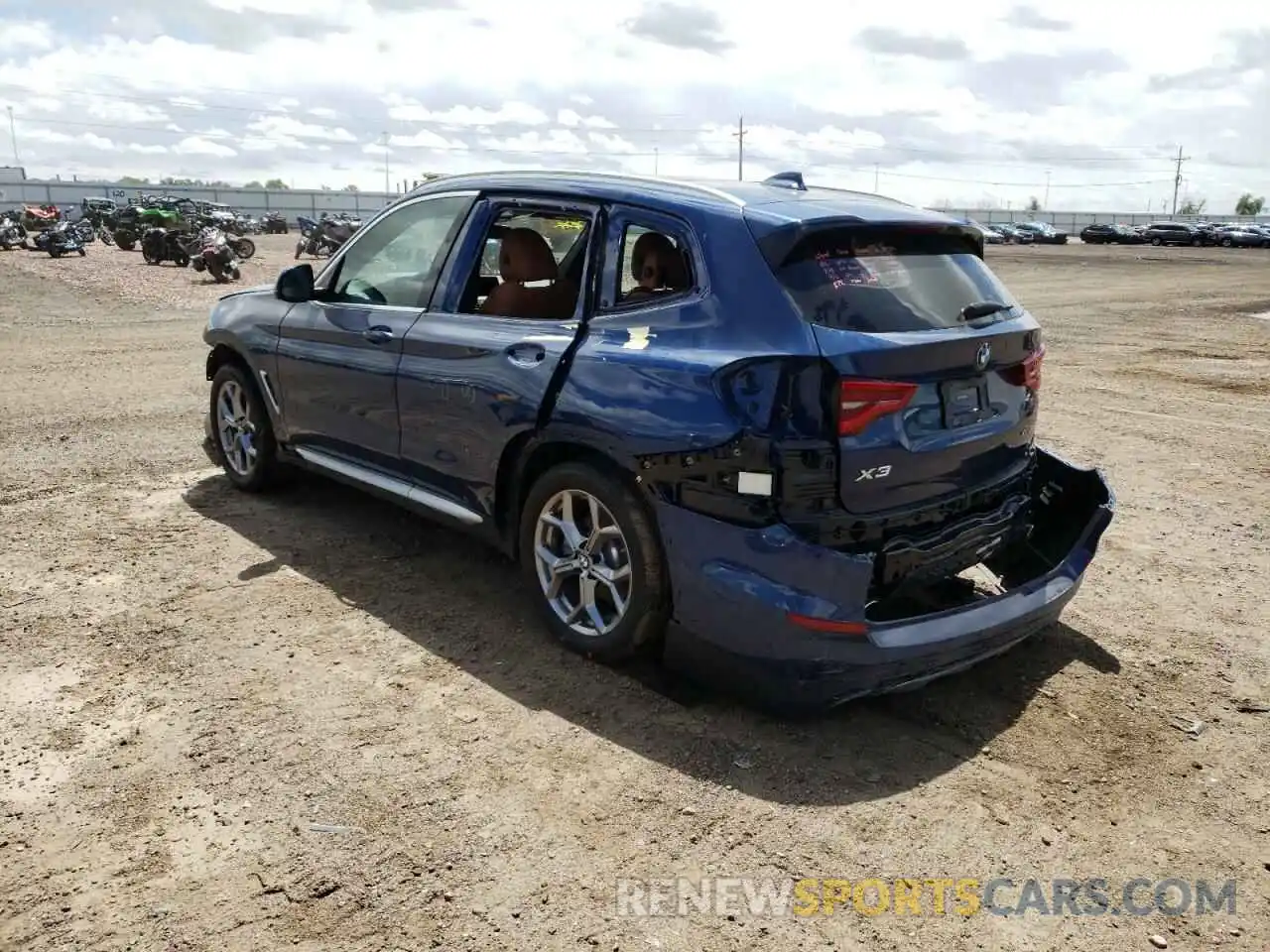 3 Photograph of a damaged car 5UXTY5C0XL9C46036 BMW X3 2020