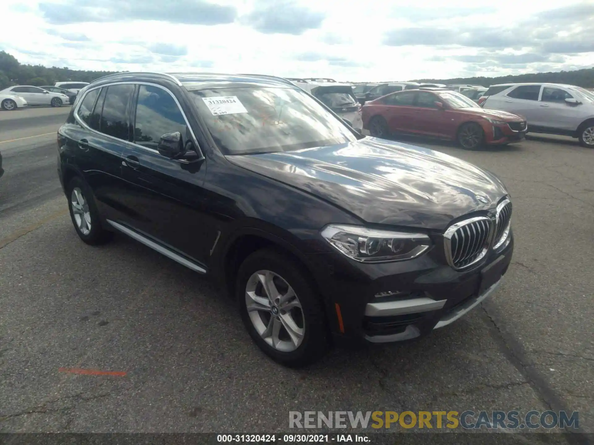 1 Photograph of a damaged car 5UXTY5C0XL9C47817 BMW X3 2020