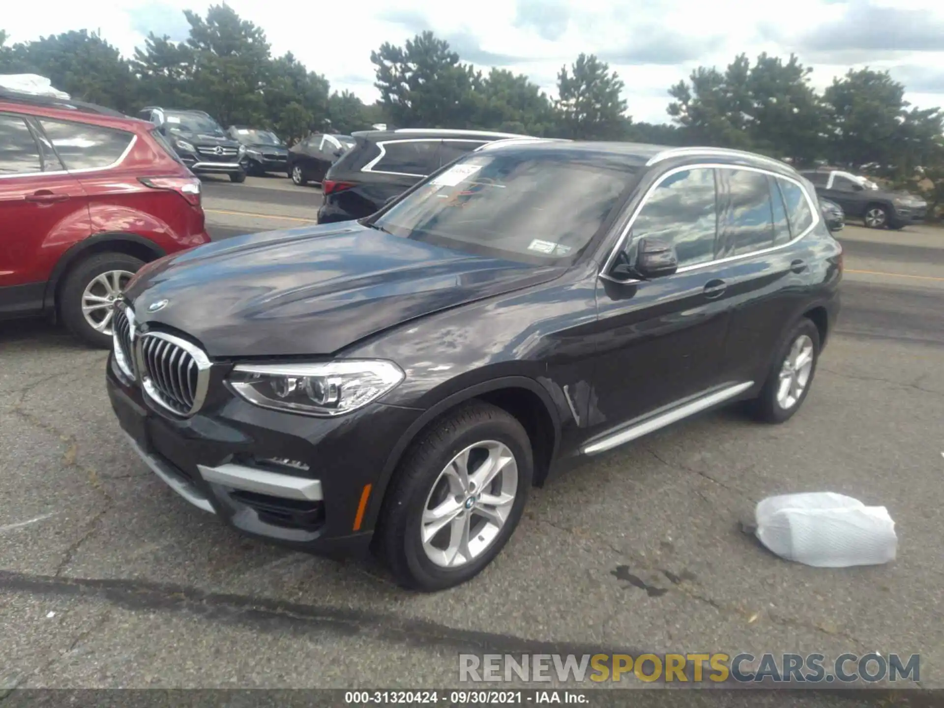 2 Photograph of a damaged car 5UXTY5C0XL9C47817 BMW X3 2020