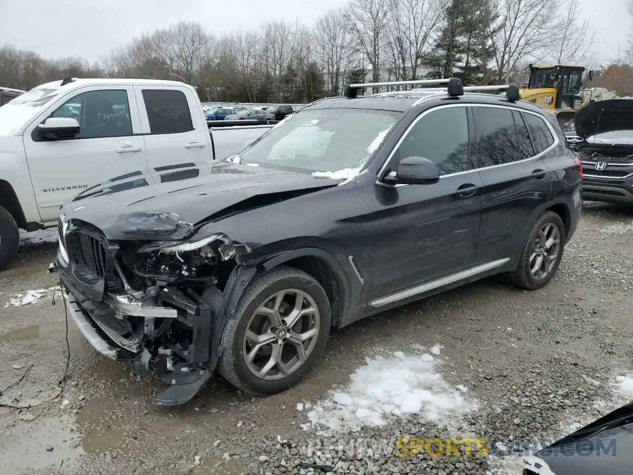 1 Photograph of a damaged car 5UXTY5C0XL9C92868 BMW X3 2020