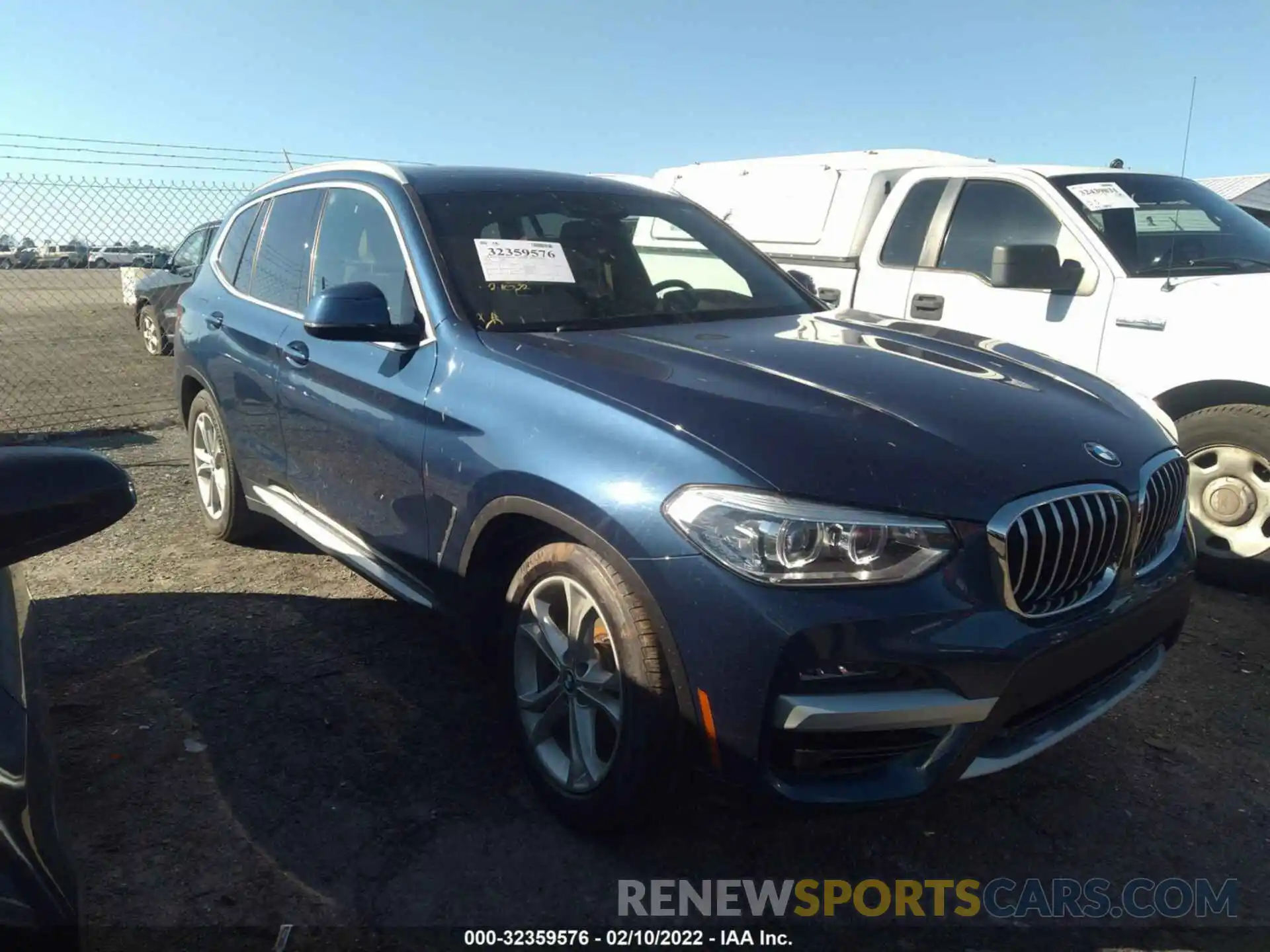 1 Photograph of a damaged car 5UXTY5C0XLLE58194 BMW X3 2020