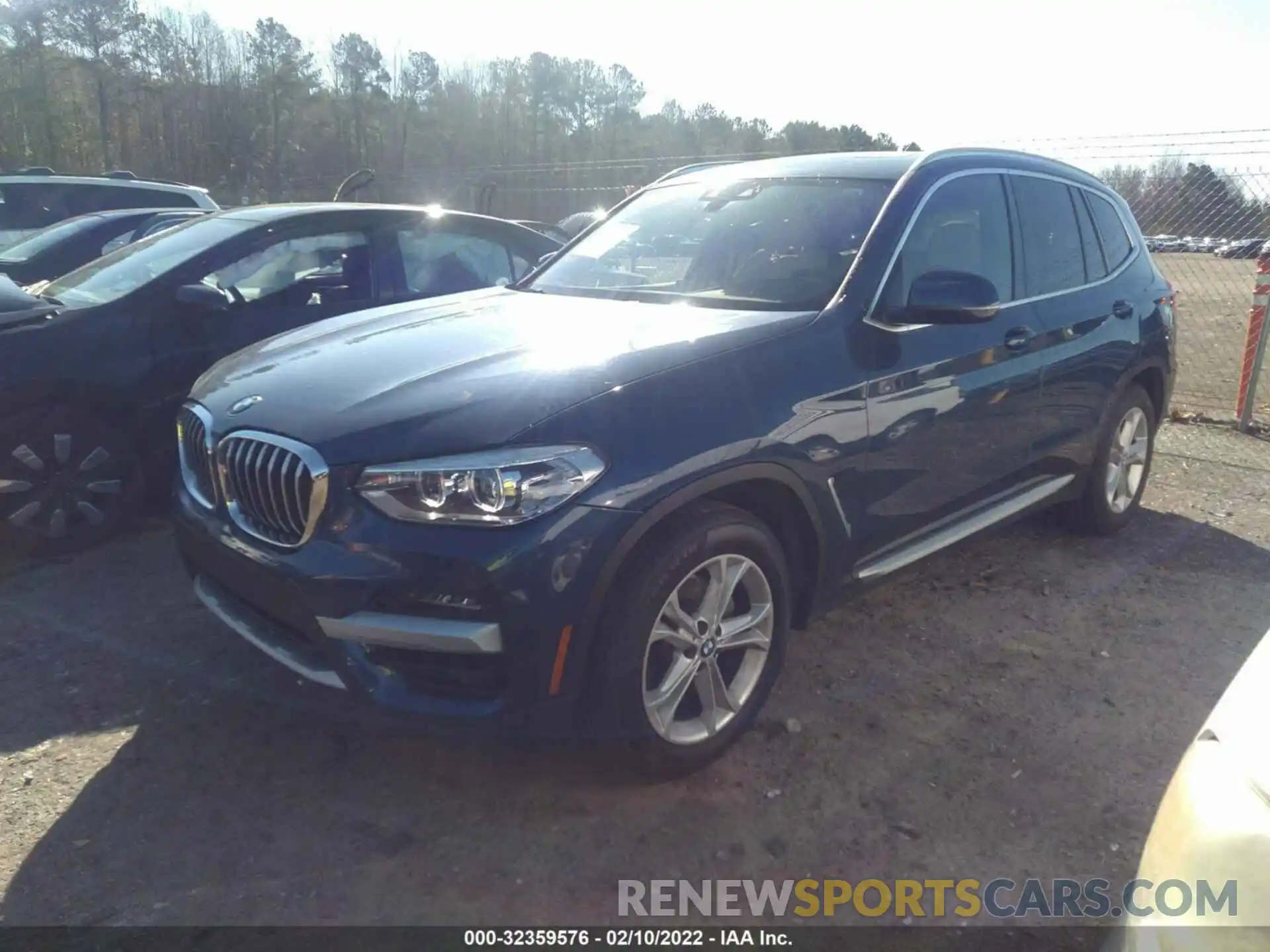 2 Photograph of a damaged car 5UXTY5C0XLLE58194 BMW X3 2020