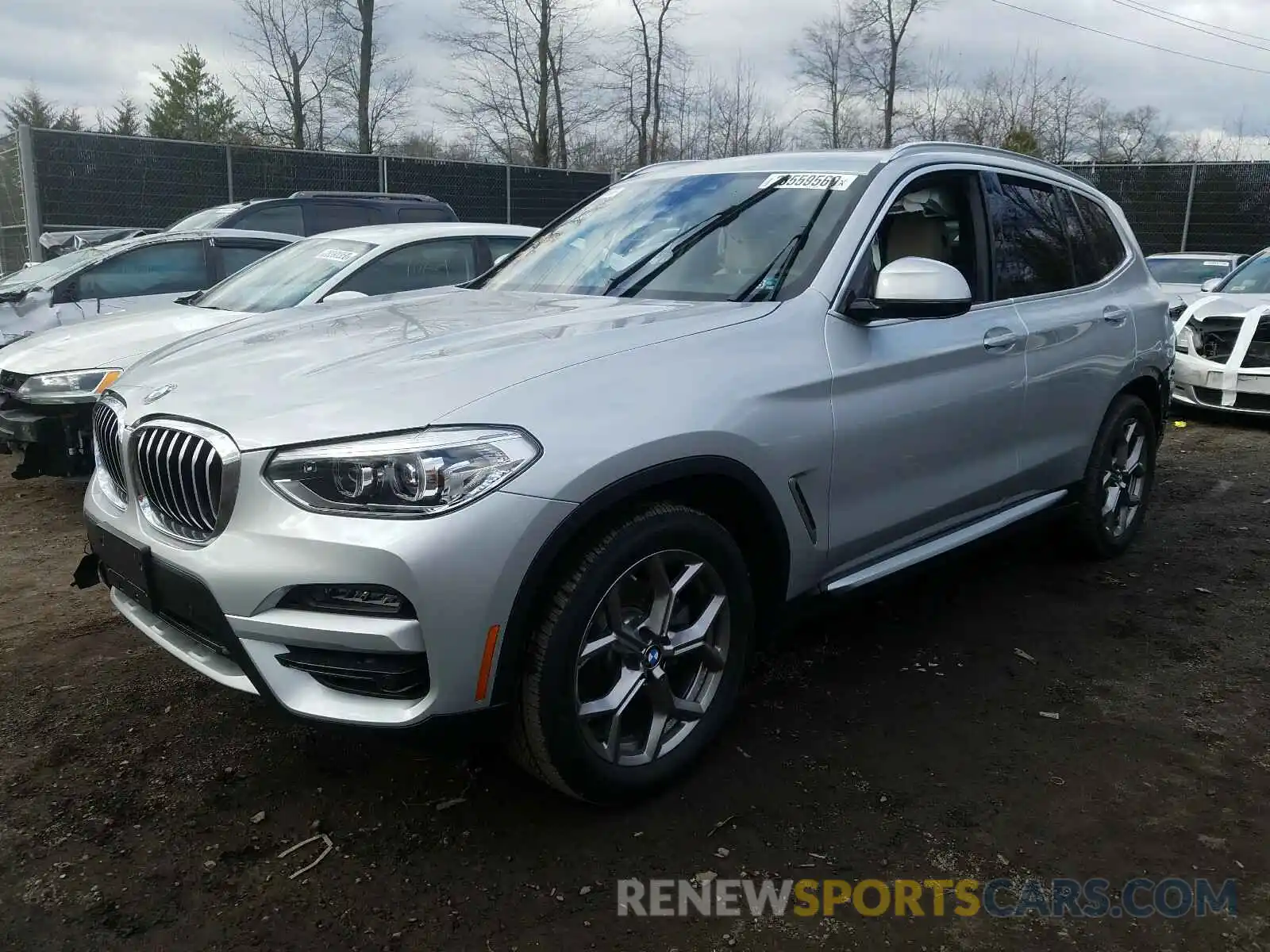 2 Photograph of a damaged car 5UXTY5C0XLLT34469 BMW X3 2020