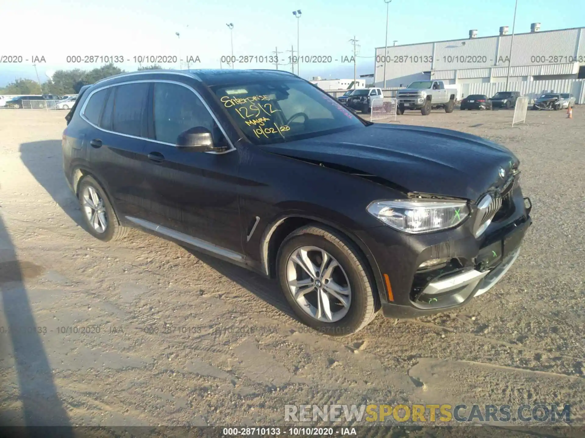 1 Photograph of a damaged car 5UXTY5C0XLLT36979 BMW X3 2020