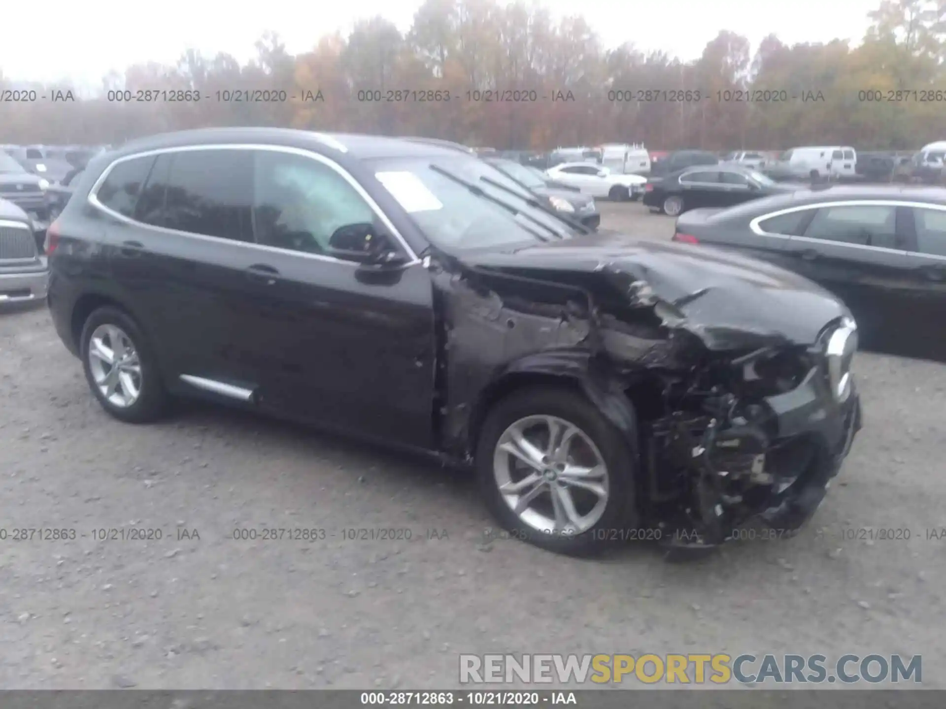 1 Photograph of a damaged car 5UXTY5C0XLLT37226 BMW X3 2020