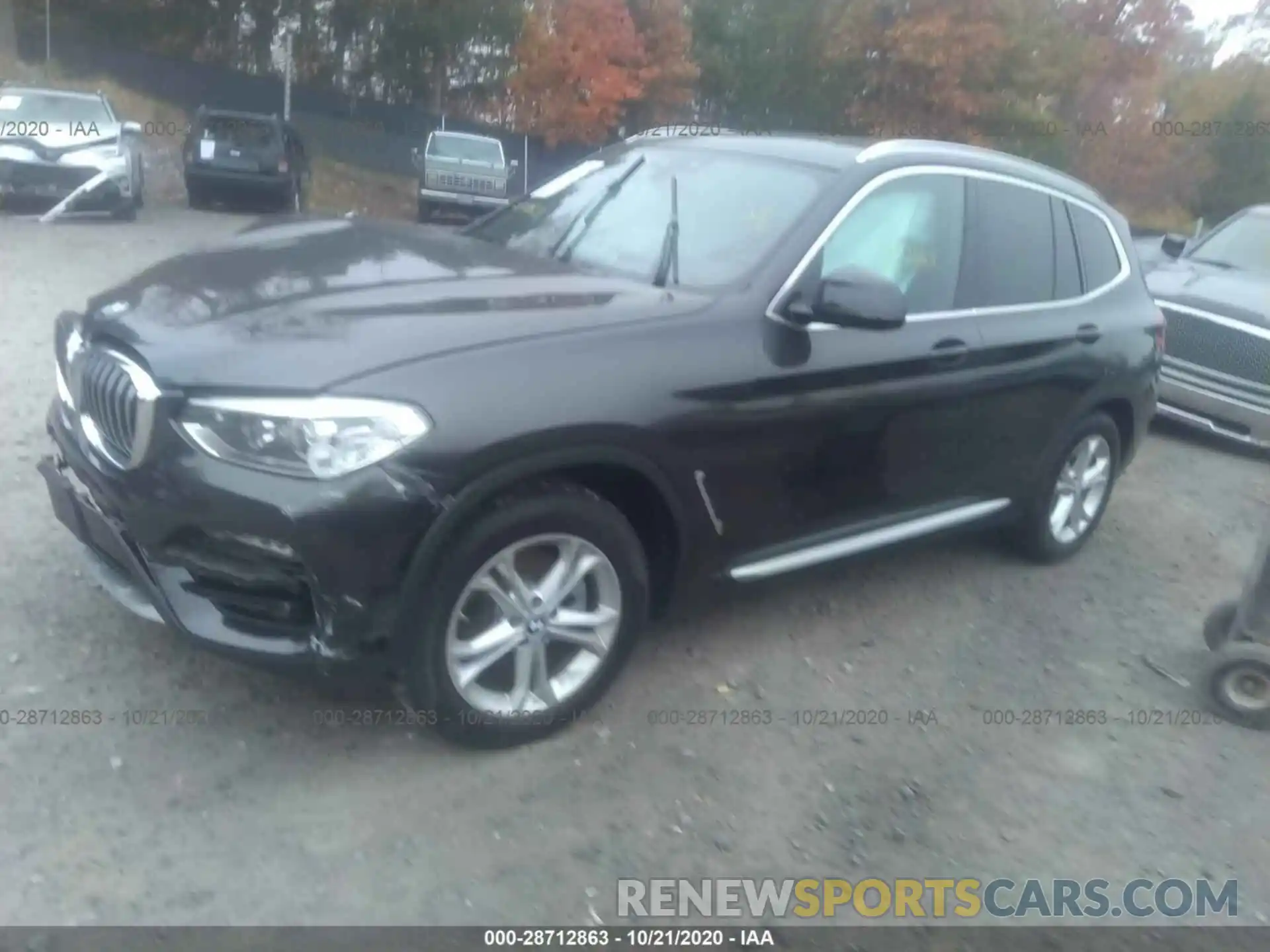 2 Фотография поврежденного автомобиля 5UXTY5C0XLLT37226 BMW X3 2020