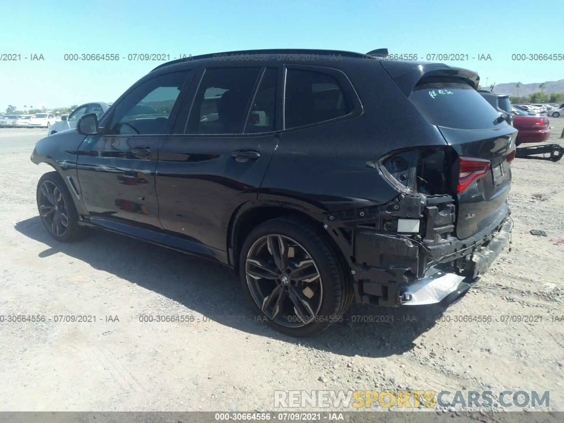 3 Photograph of a damaged car 5UXTY9C00L9C87511 BMW X3 2020