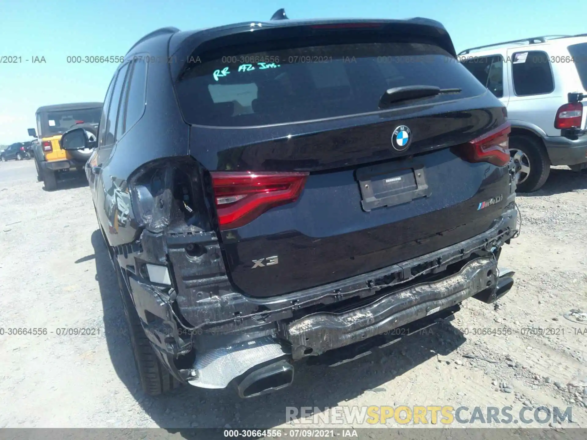 6 Photograph of a damaged car 5UXTY9C00L9C87511 BMW X3 2020