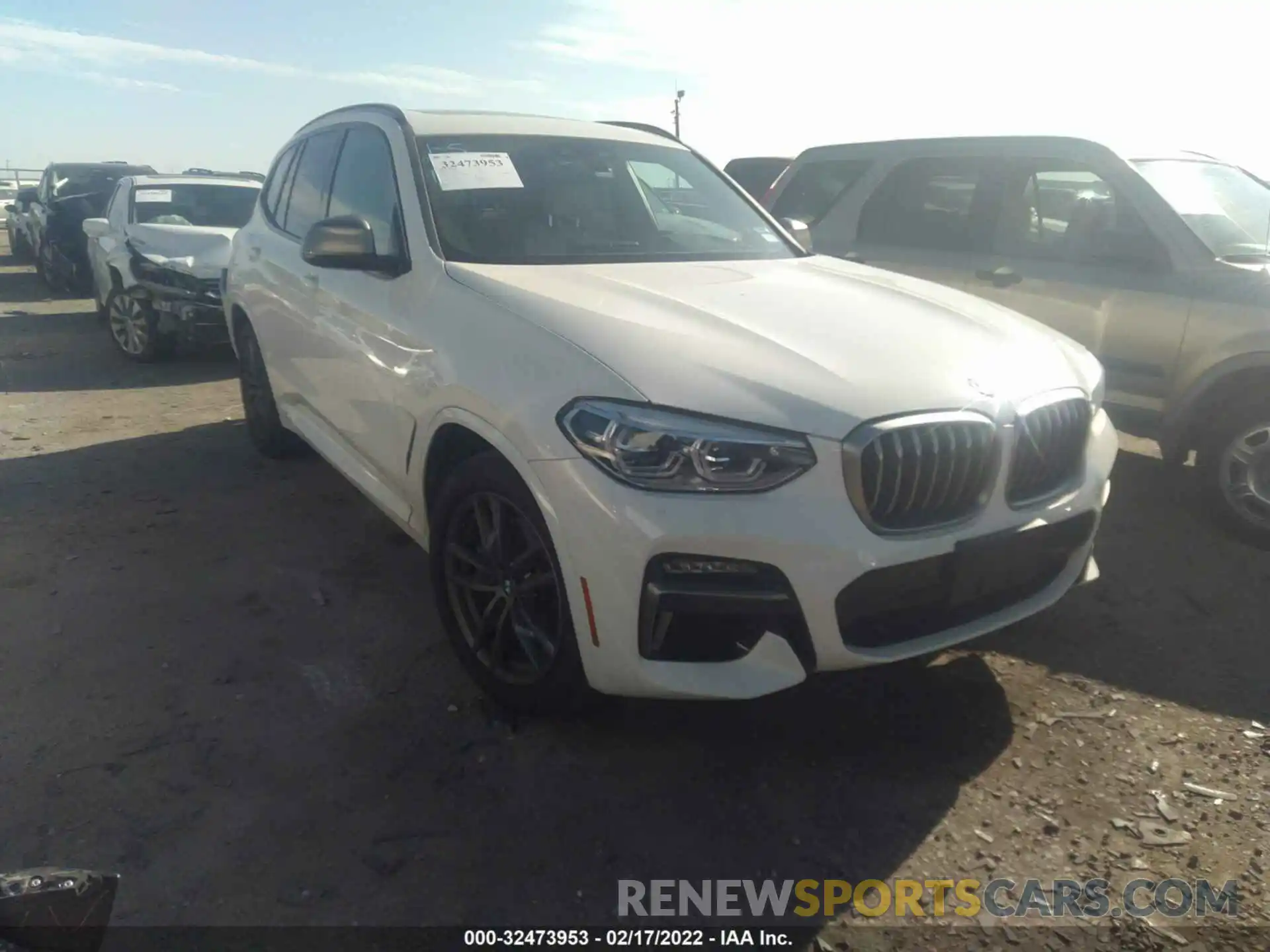 1 Фотография поврежденного автомобиля 5UXTY9C01L9B91841 BMW X3 2020