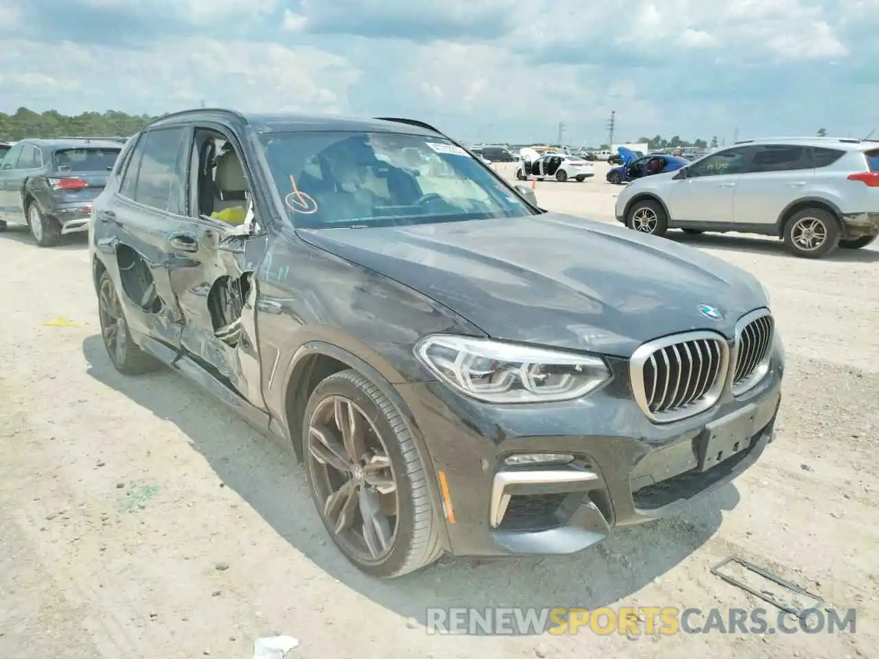 1 Photograph of a damaged car 5UXTY9C02L9B16761 BMW X3 2020