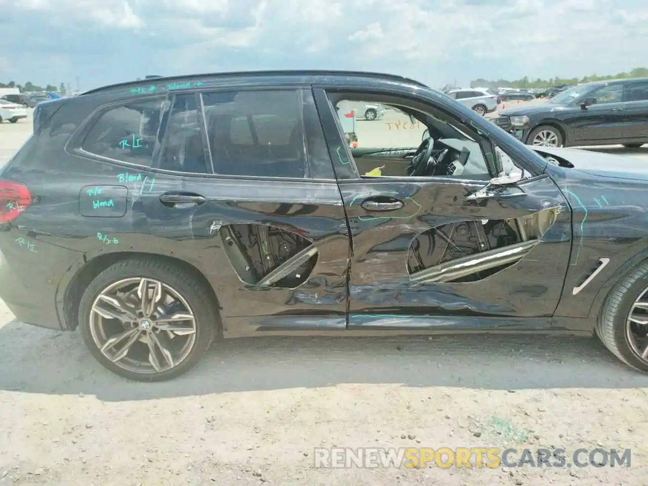 9 Фотография поврежденного автомобиля 5UXTY9C02L9B16761 BMW X3 2020