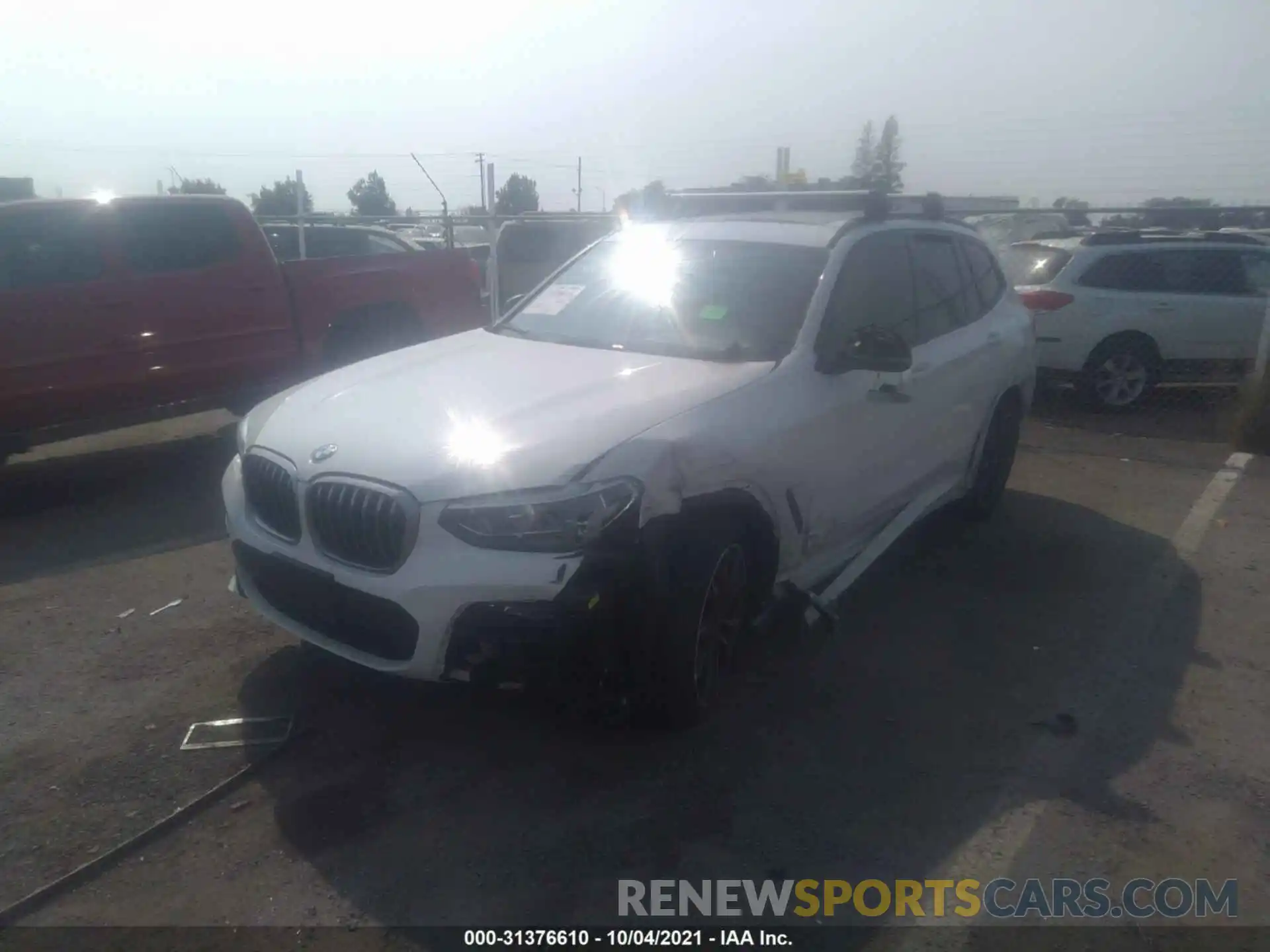 2 Фотография поврежденного автомобиля 5UXTY9C02L9B46519 BMW X3 2020