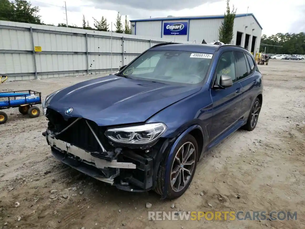 2 Photograph of a damaged car 5UXTY9C02LL304339 BMW X3 2020