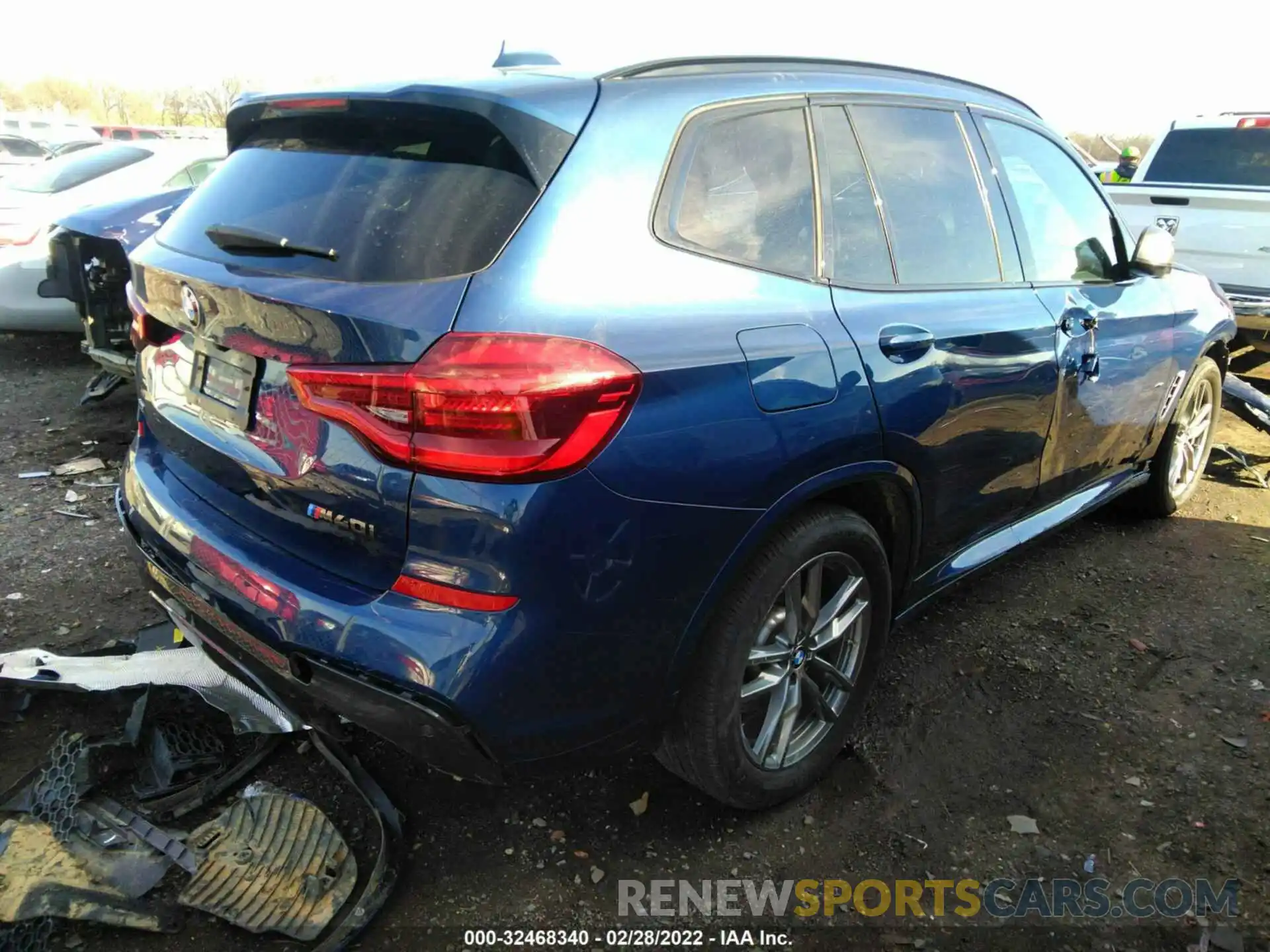 4 Фотография поврежденного автомобиля 5UXTY9C03L9C14990 BMW X3 2020