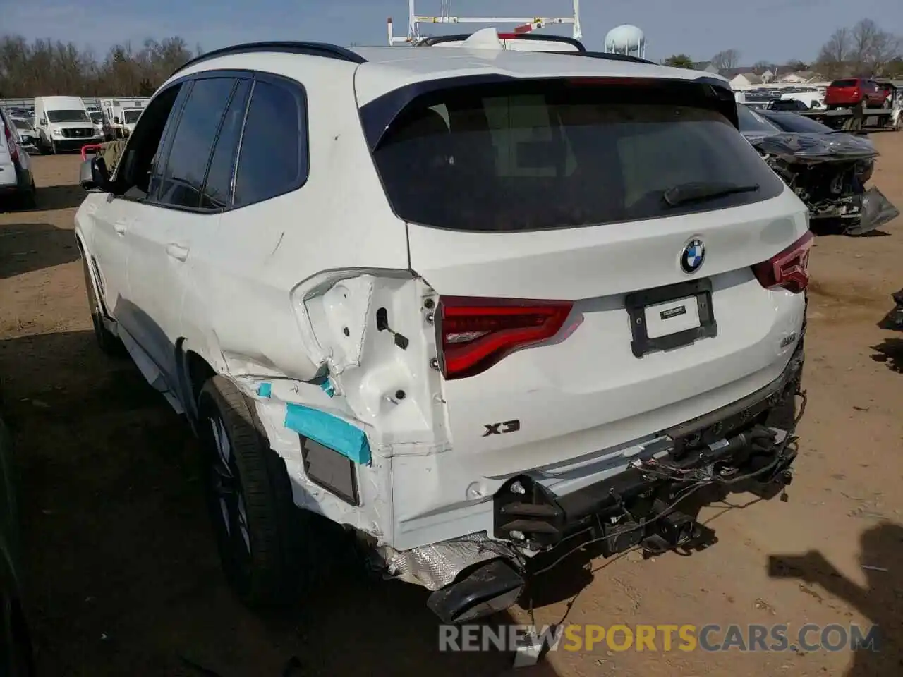 3 Photograph of a damaged car 5UXTY9C03L9C69472 BMW X3 2020