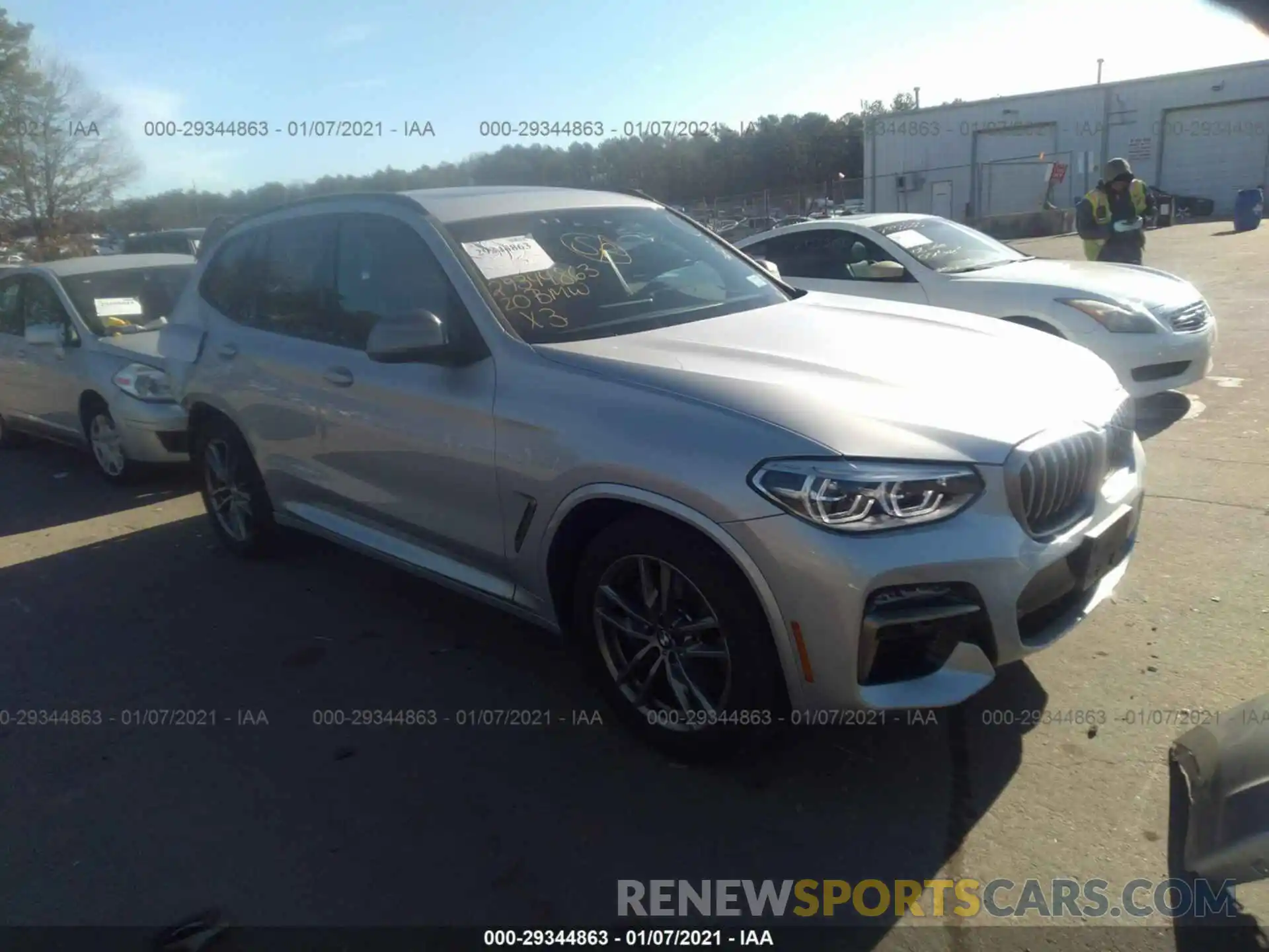 1 Фотография поврежденного автомобиля 5UXTY9C03L9D47457 BMW X3 2020