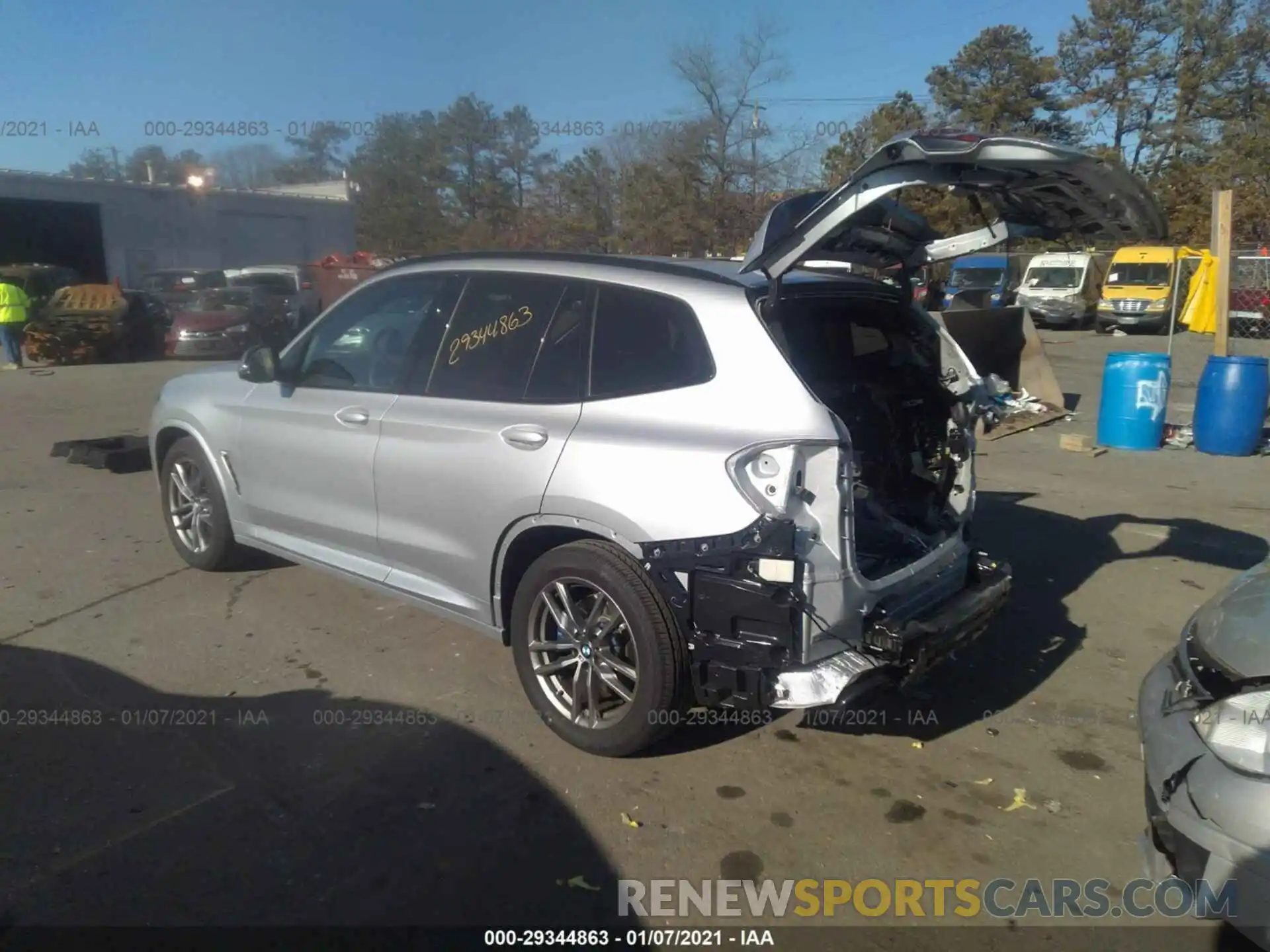 3 Photograph of a damaged car 5UXTY9C03L9D47457 BMW X3 2020