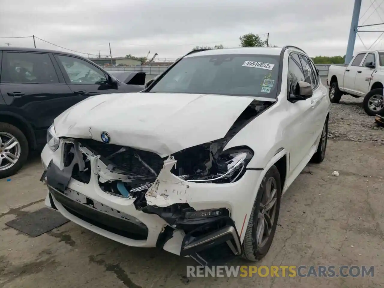 2 Photograph of a damaged car 5UXTY9C04L9B70854 BMW X3 2020