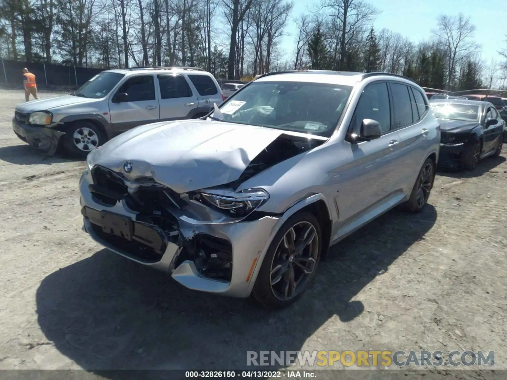 2 Фотография поврежденного автомобиля 5UXTY9C05L9B14874 BMW X3 2020