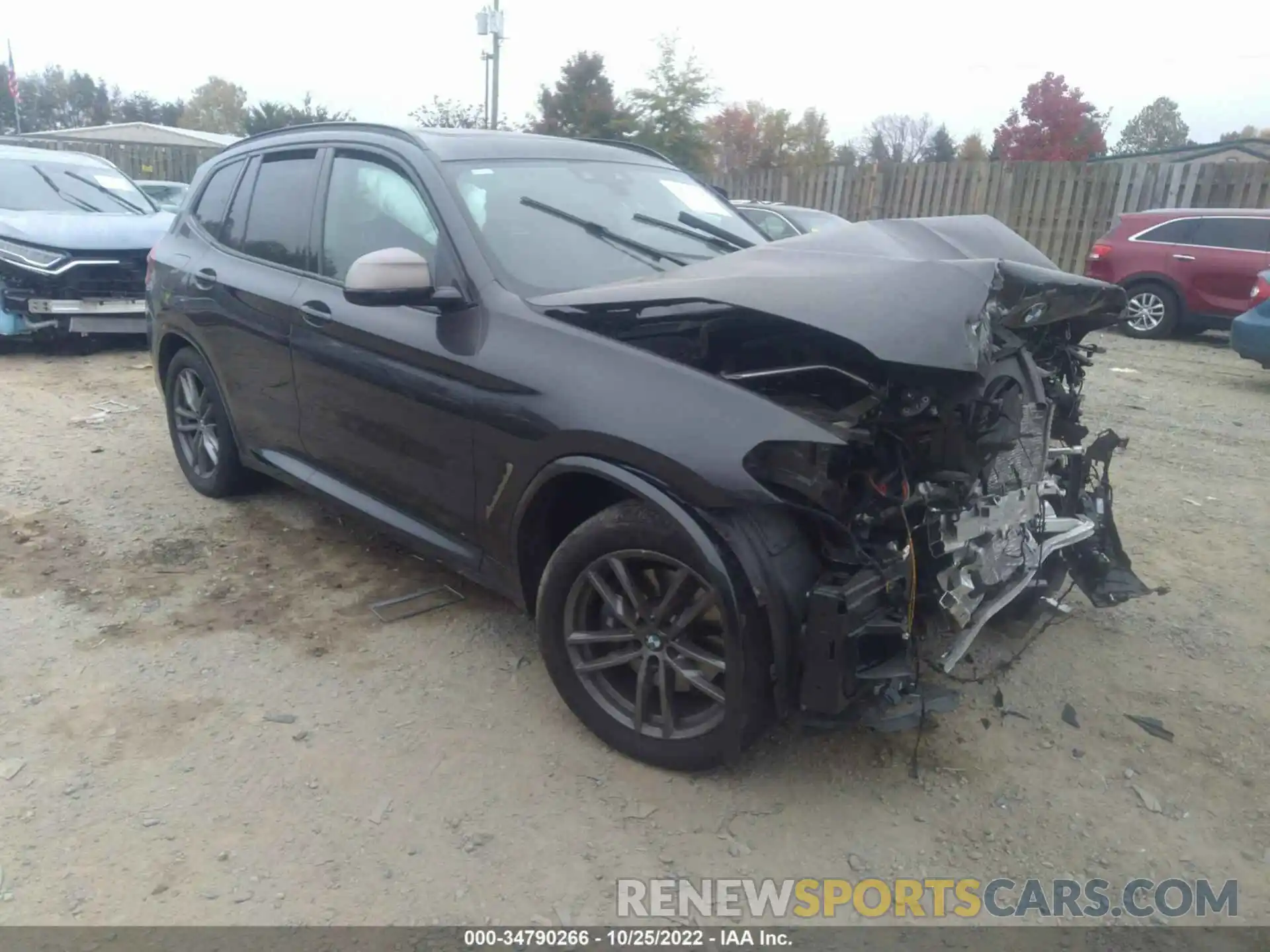 1 Photograph of a damaged car 5UXTY9C06L9C69286 BMW X3 2020