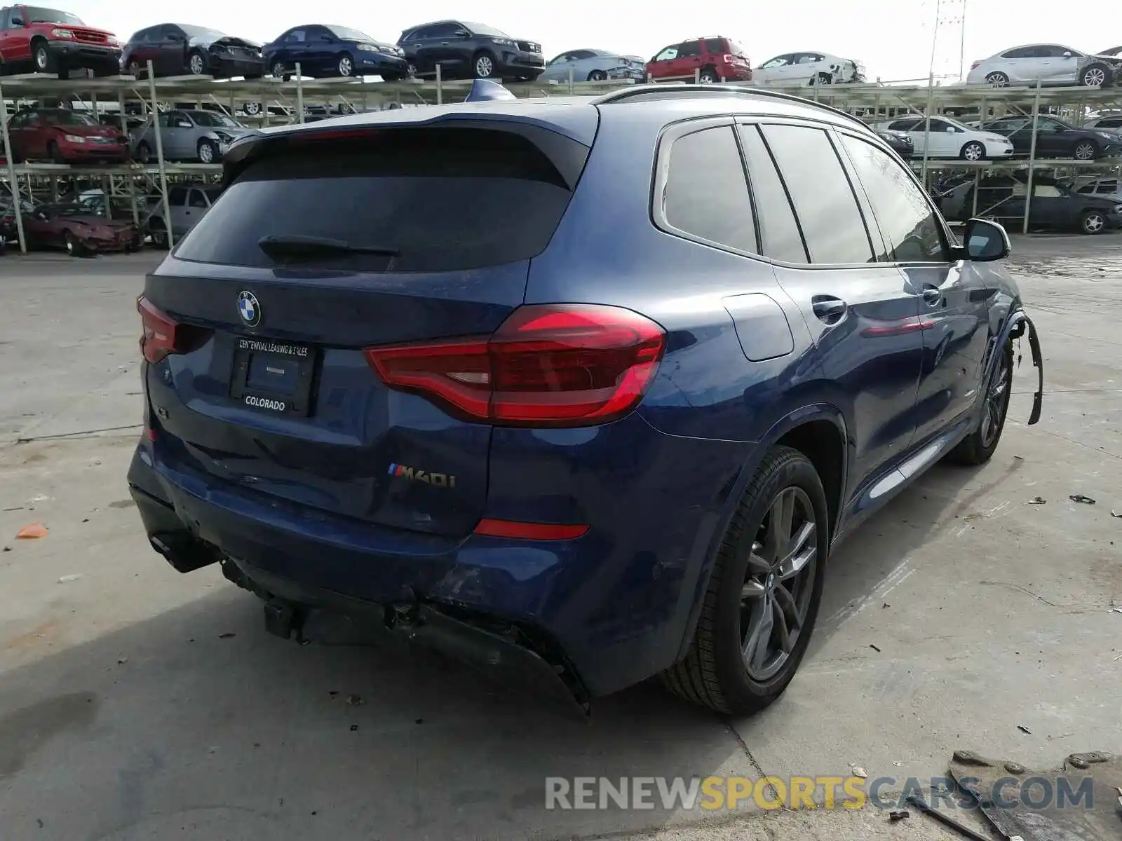 4 Фотография поврежденного автомобиля 5UXTY9C07L9B20420 BMW X3 2020