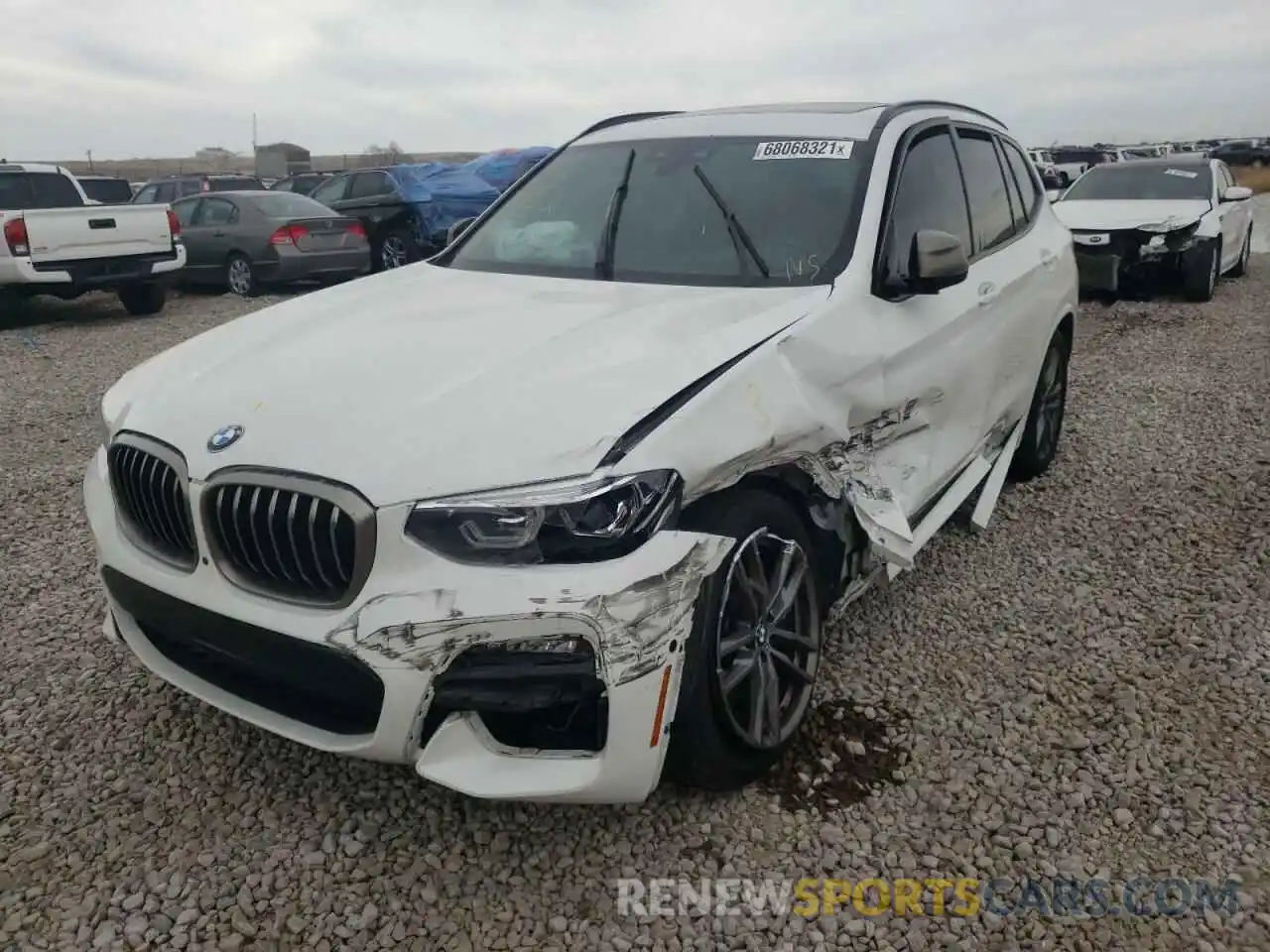 2 Фотография поврежденного автомобиля 5UXTY9C07L9B90547 BMW X3 2020