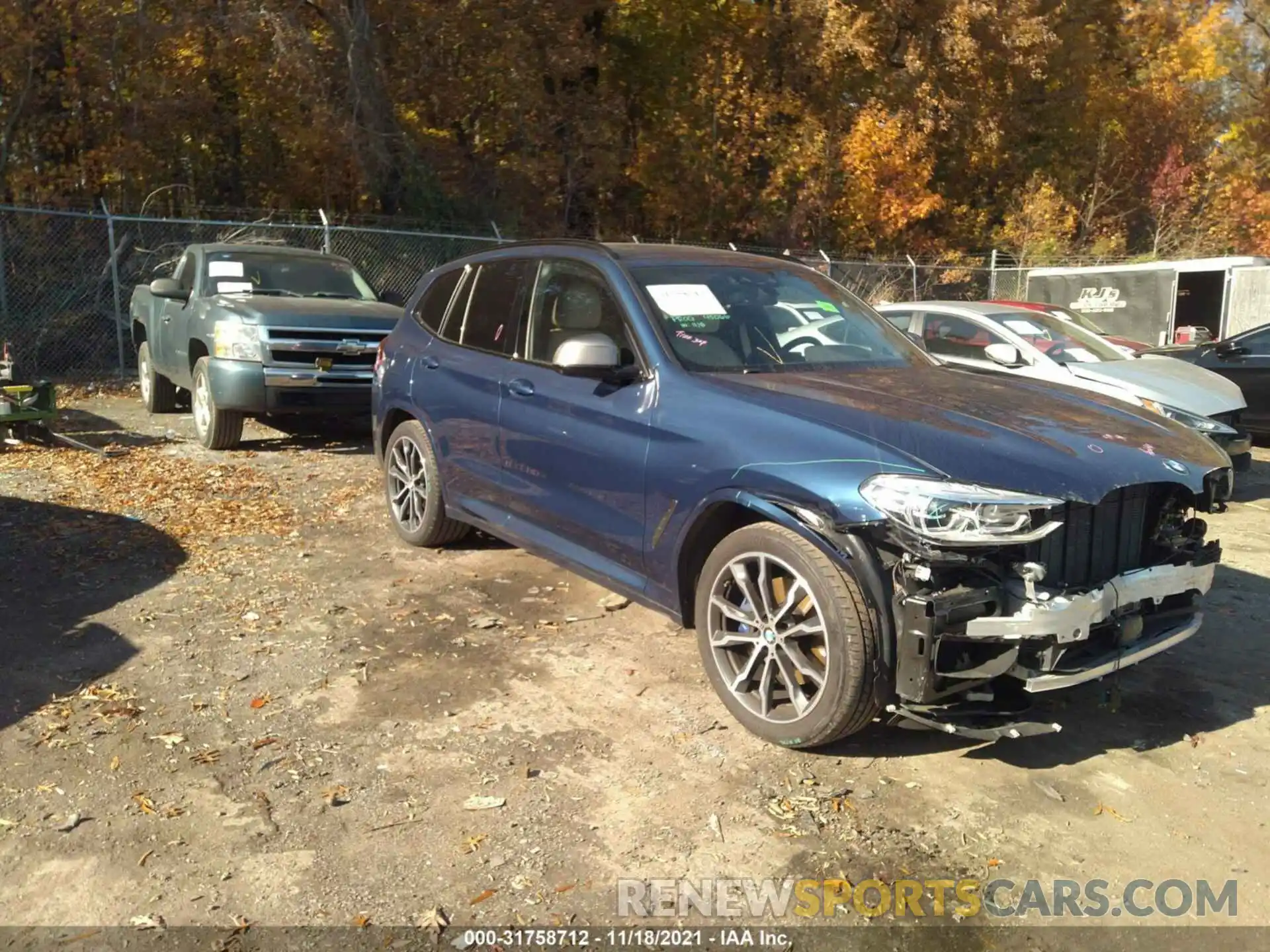 1 Photograph of a damaged car 5UXTY9C07L9C01546 BMW X3 2020