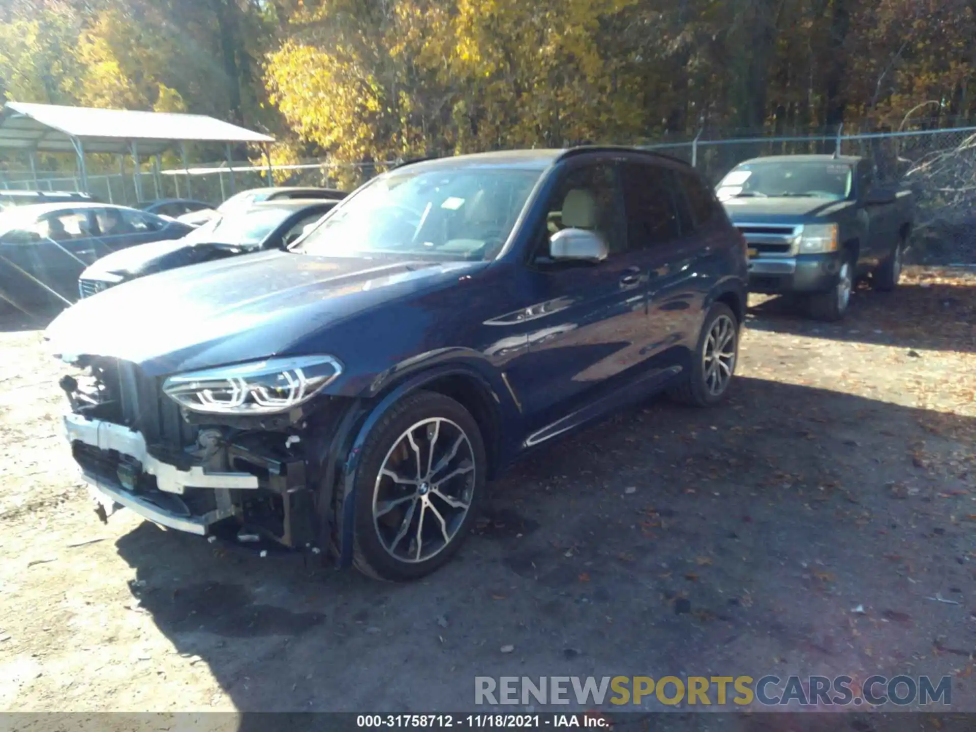 2 Photograph of a damaged car 5UXTY9C07L9C01546 BMW X3 2020