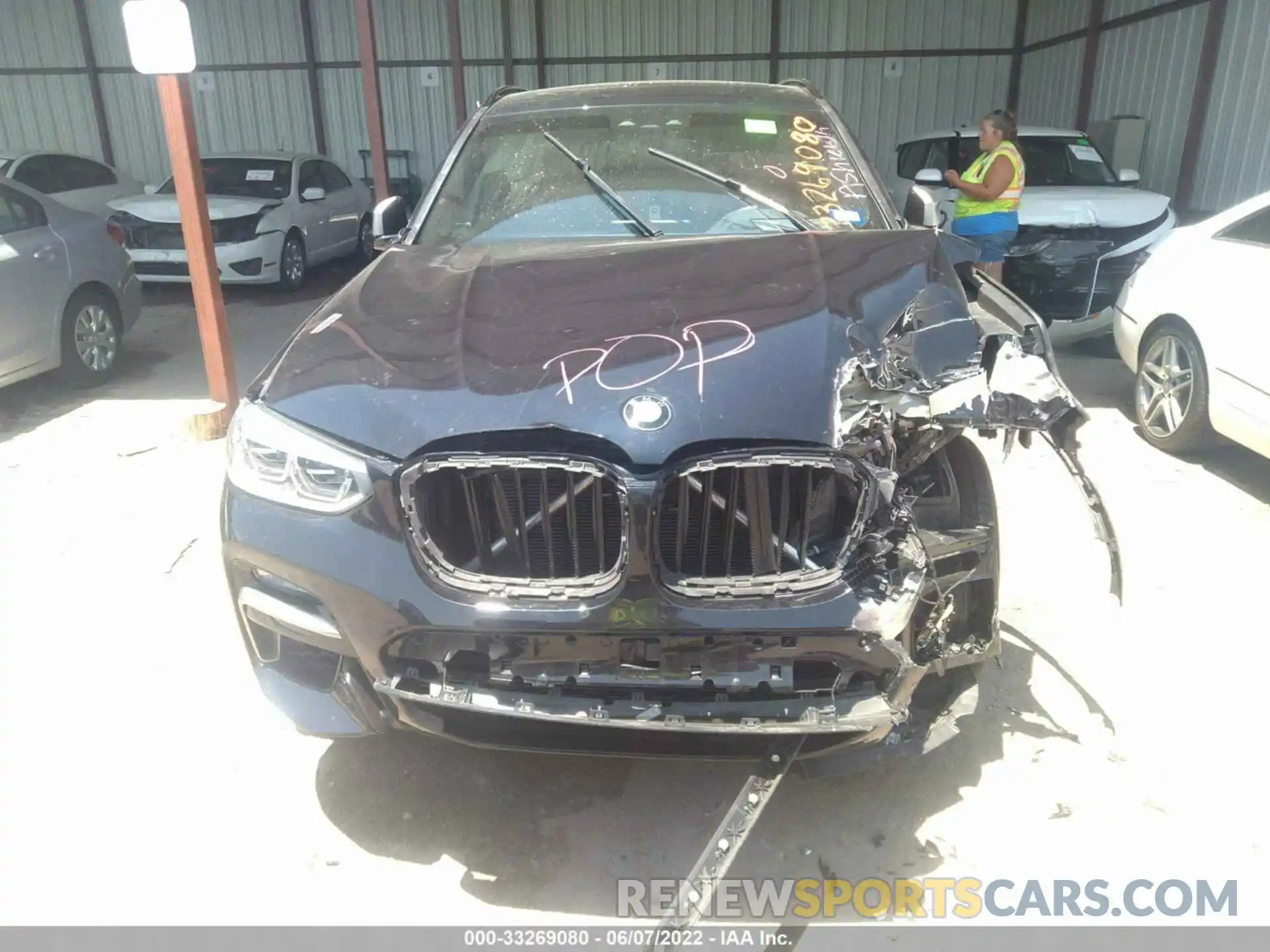 6 Photograph of a damaged car 5UXTY9C07L9C84606 BMW X3 2020