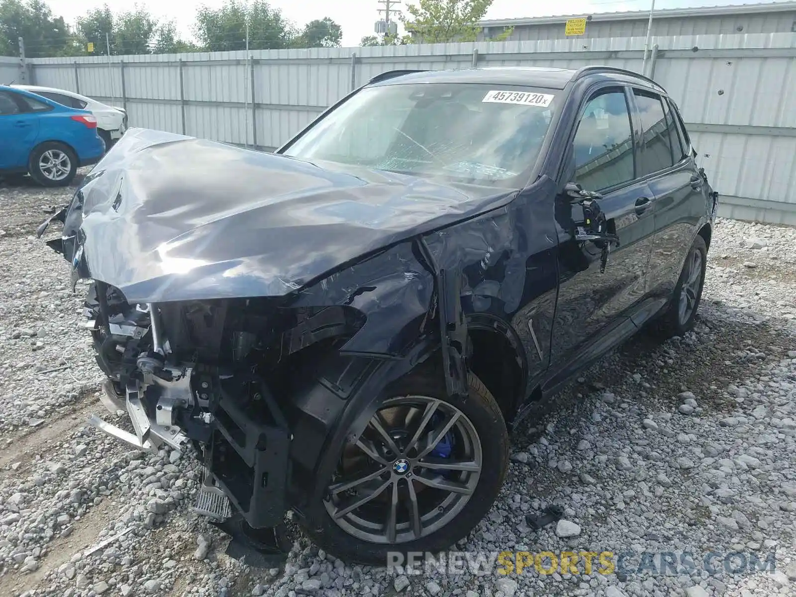 2 Photograph of a damaged car 5UXTY9C07LL304224 BMW X3 2020