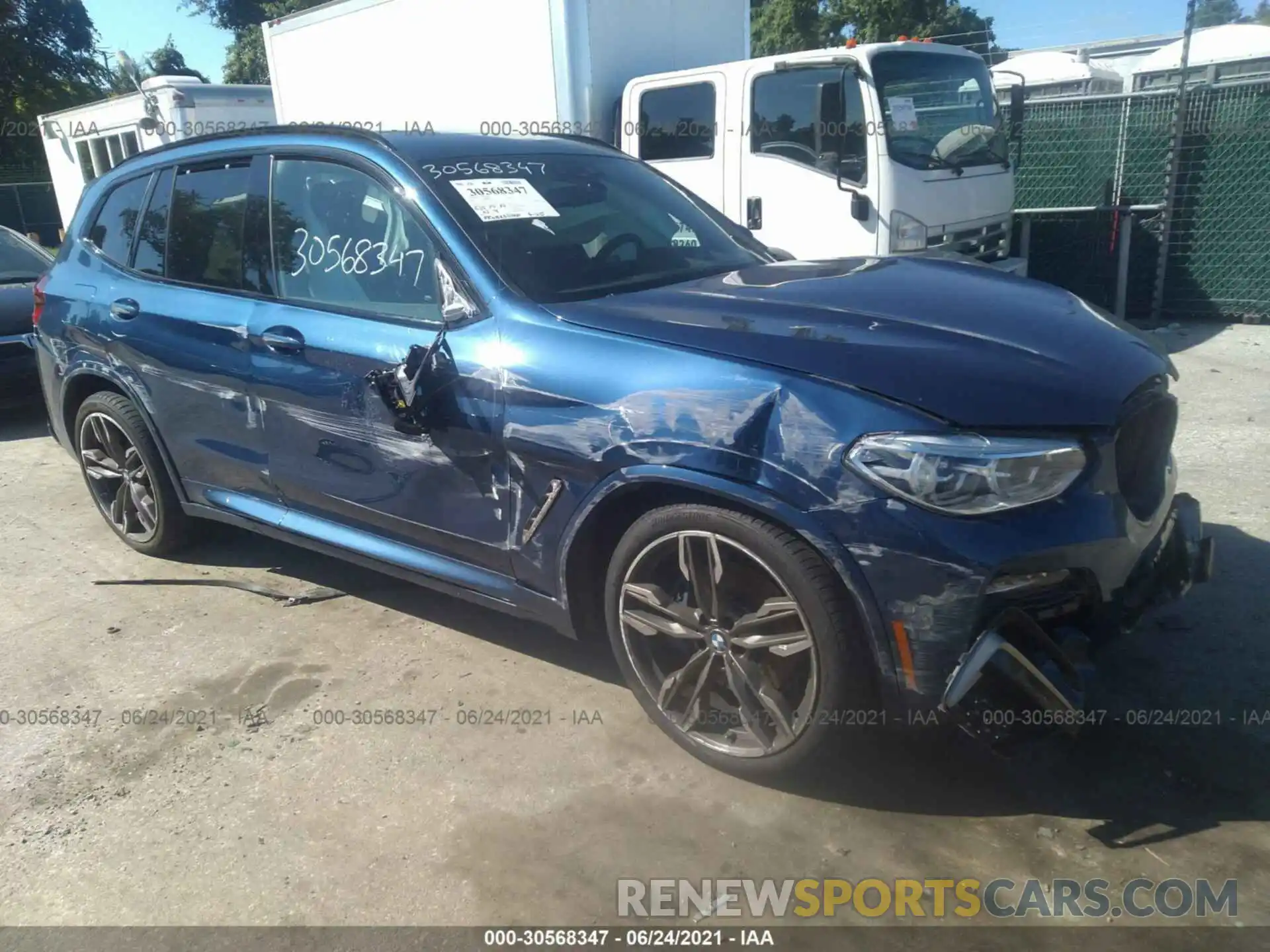 1 Photograph of a damaged car 5UXTY9C08LL304071 BMW X3 2020