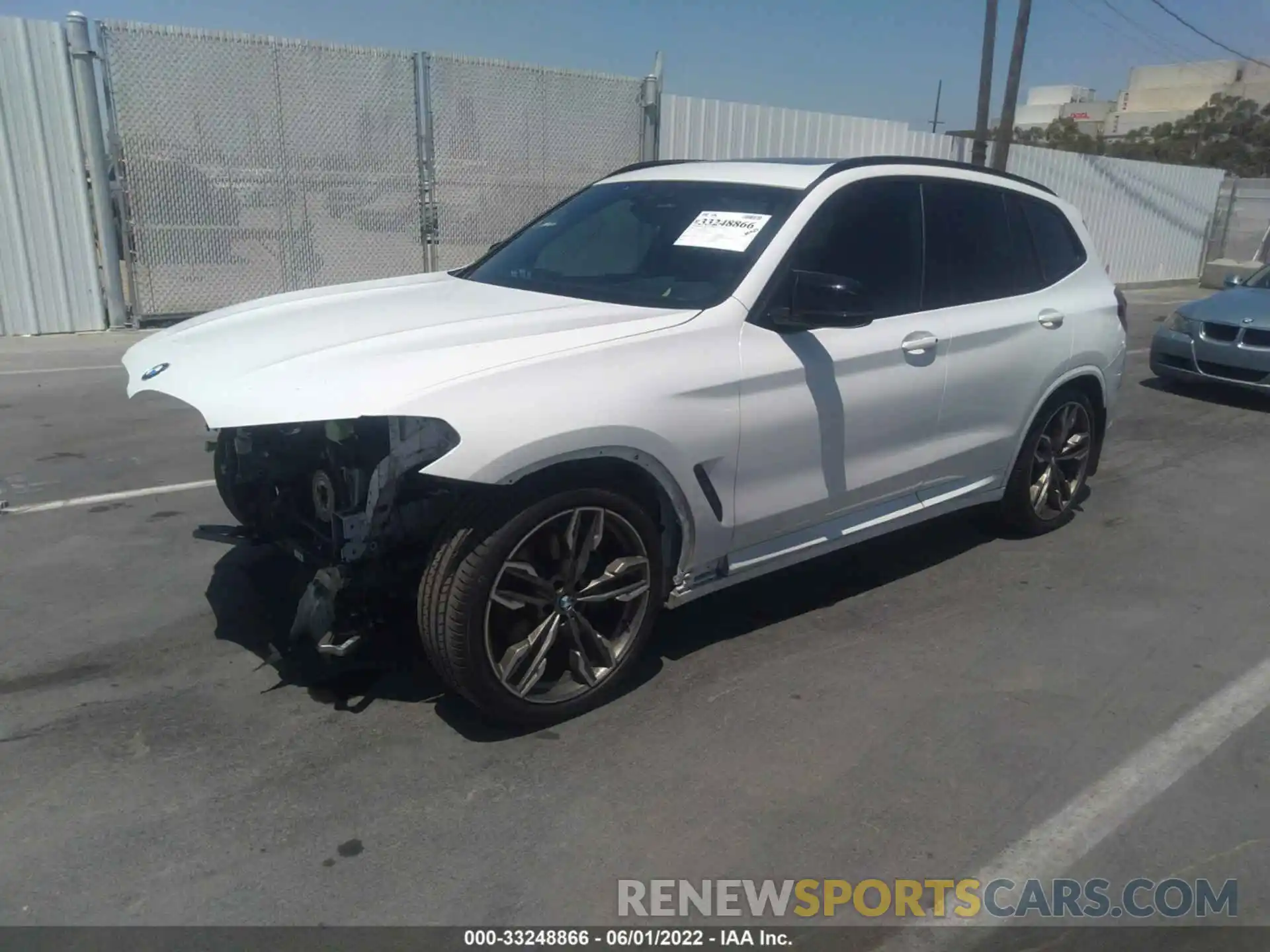 2 Фотография поврежденного автомобиля 5UXTY9C09L9B28437 BMW X3 2020