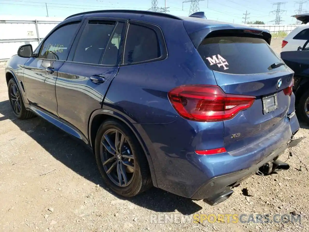 3 Фотография поврежденного автомобиля 5UXTY9C09L9B80246 BMW X3 2020